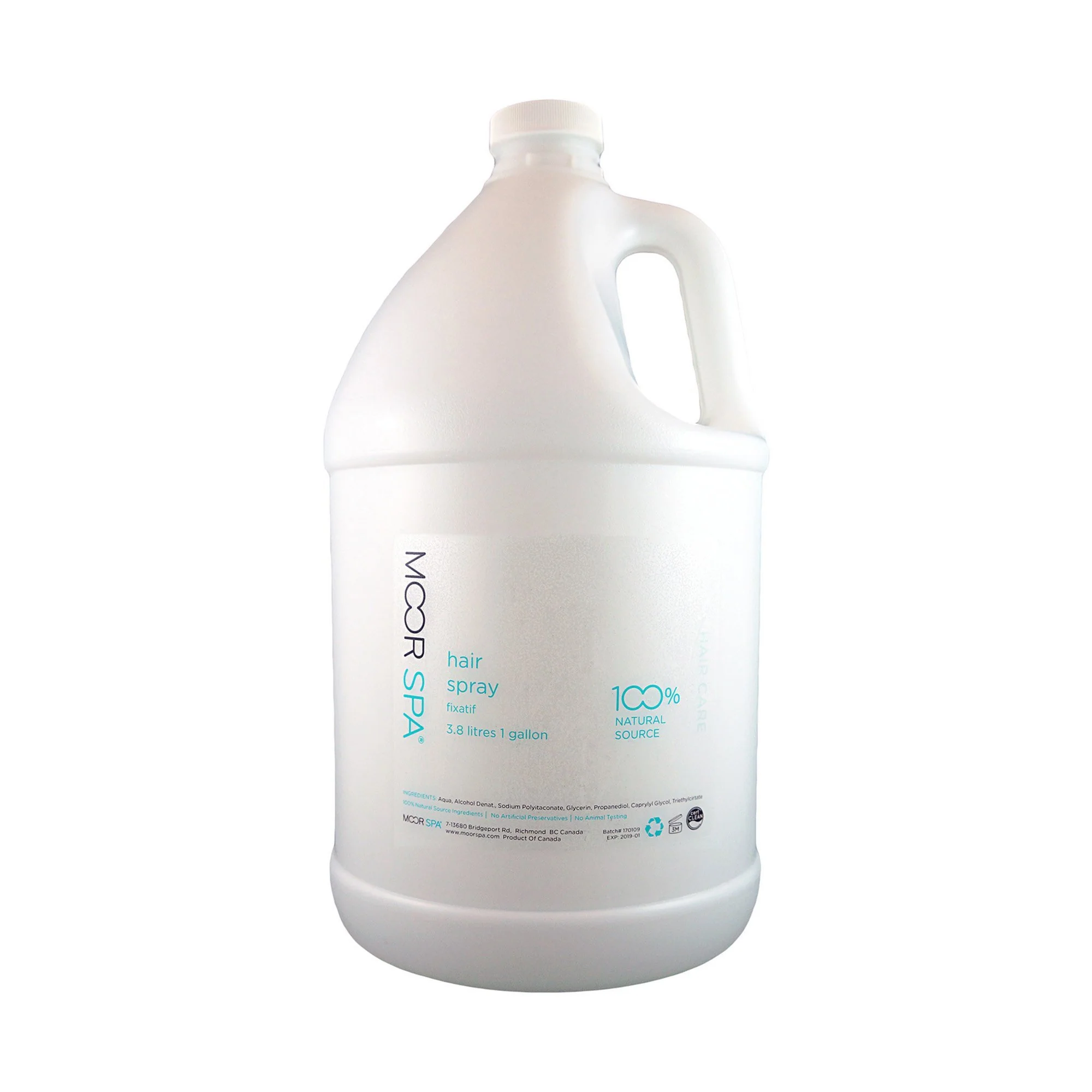 Moor Spa Hair Spray, 1 gal