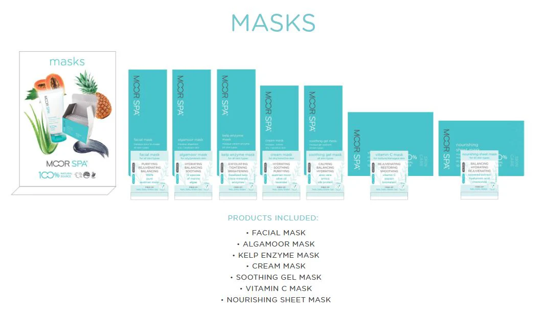 Moor Spa Product Category Display, Masks - Image 3
