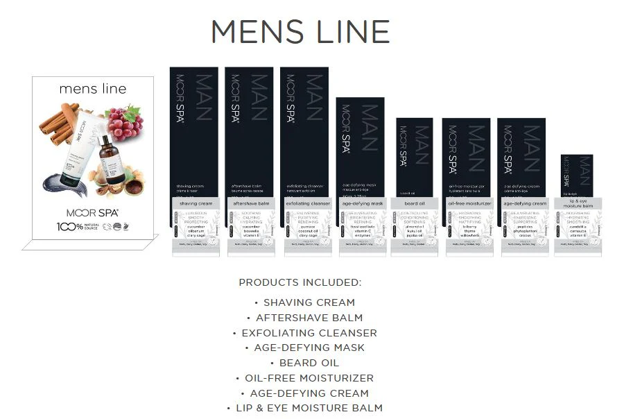 Moor Spa Product Category Display, Men's Line - Image 3