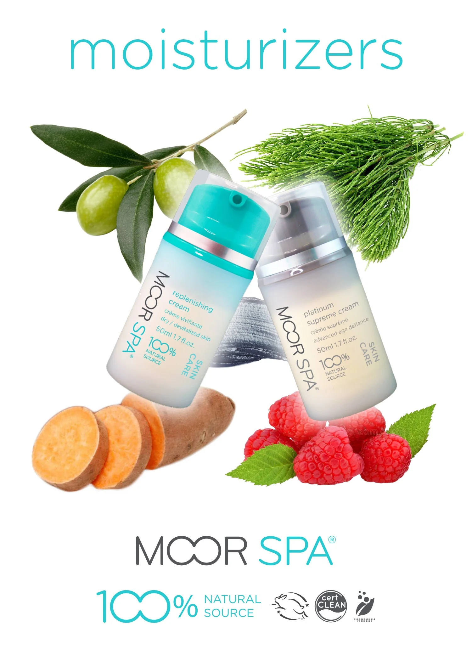Moor Spa Product Category Display, Moisturizers - Image 2