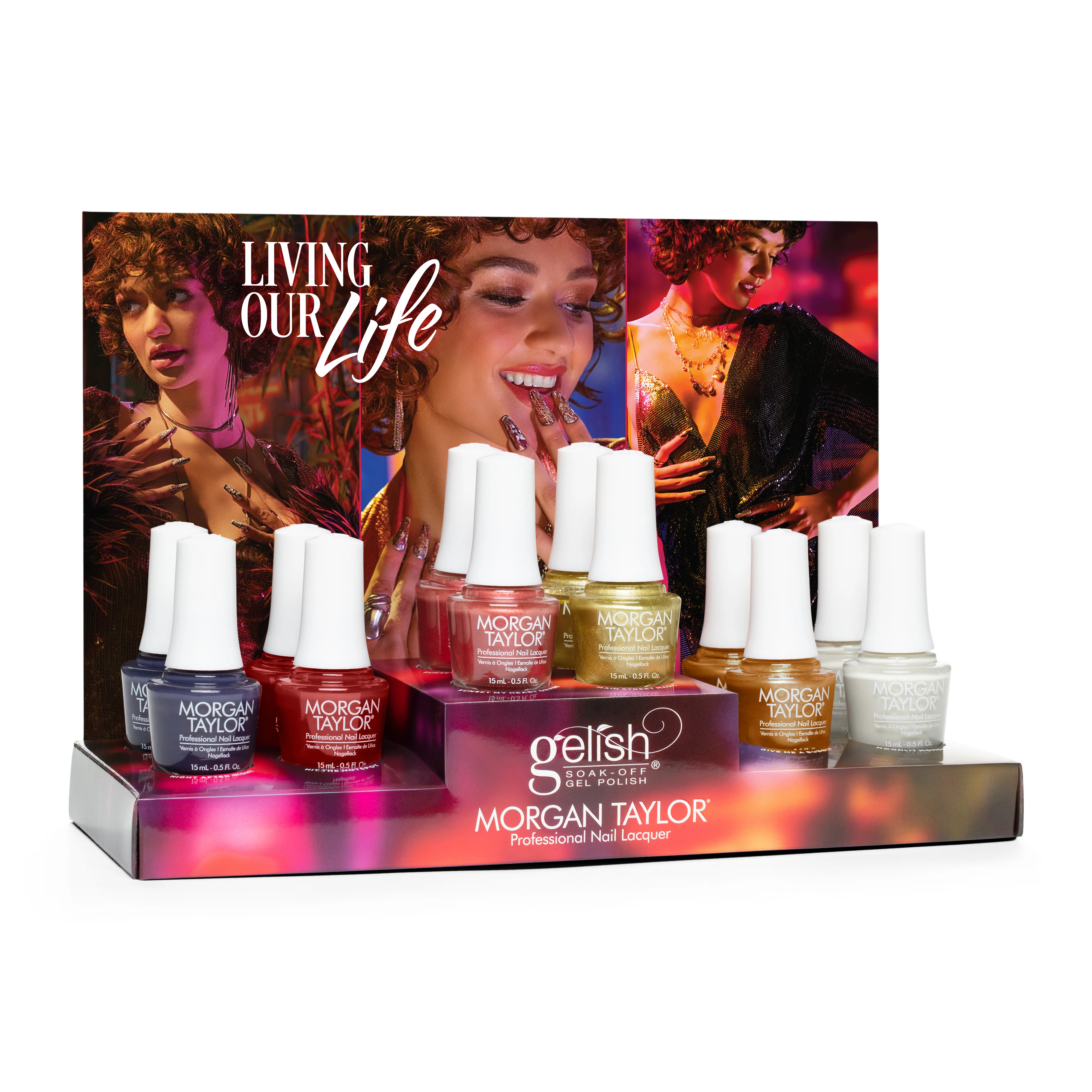 Morgan Taylor, Living Our Life Collection Display, 12 Piece
