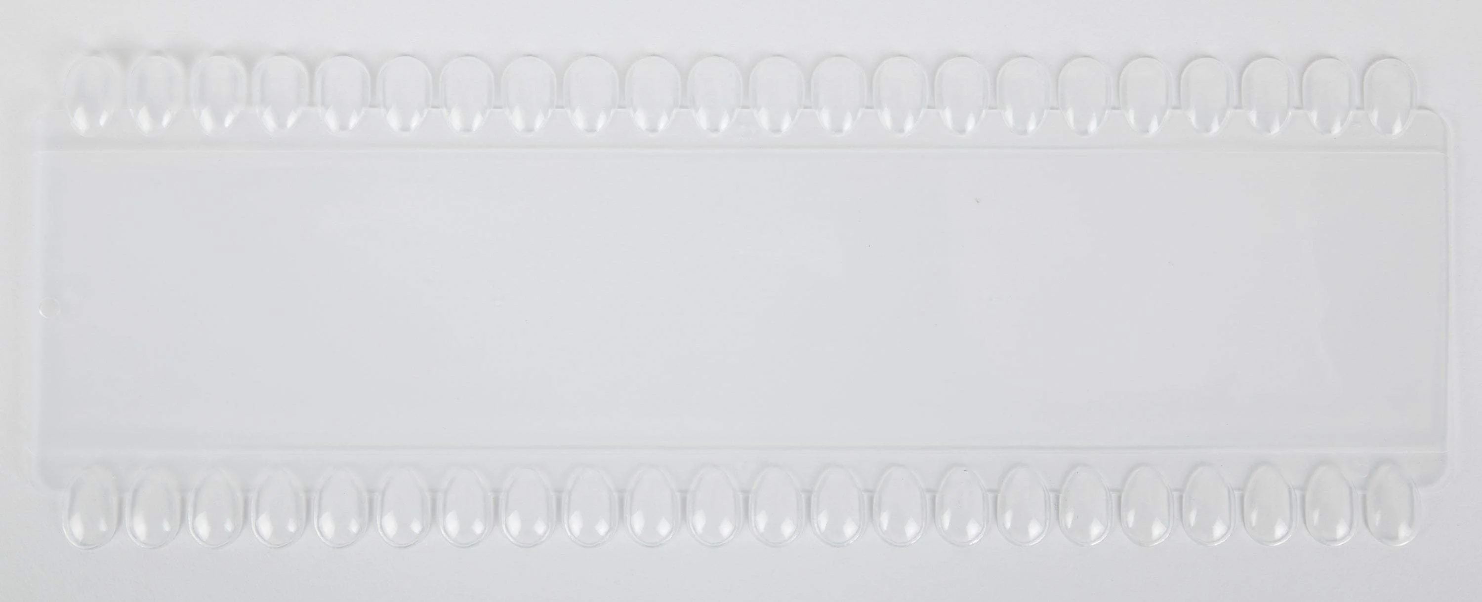 Nail Color Display Board, Clear, 44 Tips