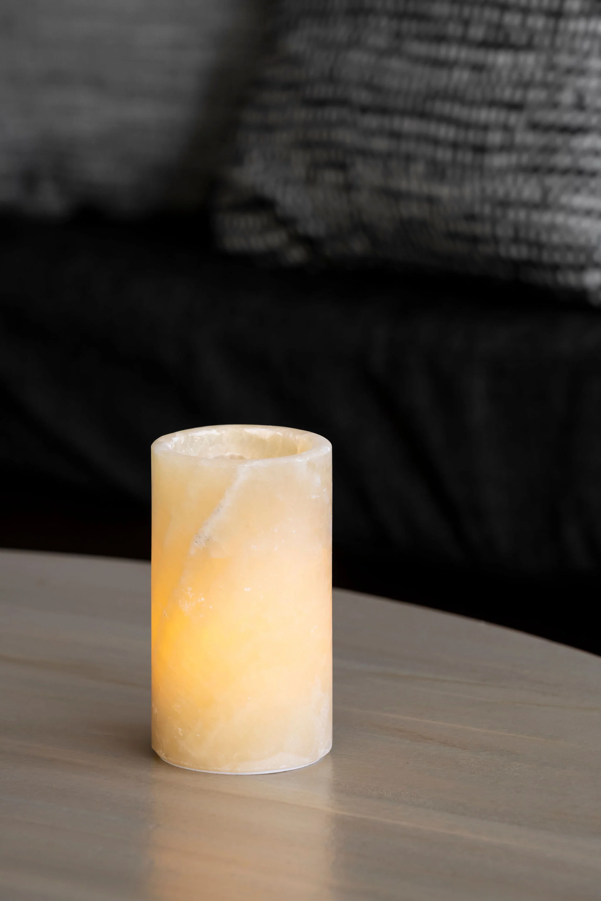 Natural Onyx Stone Candle Holders, 6 ct - Image 4