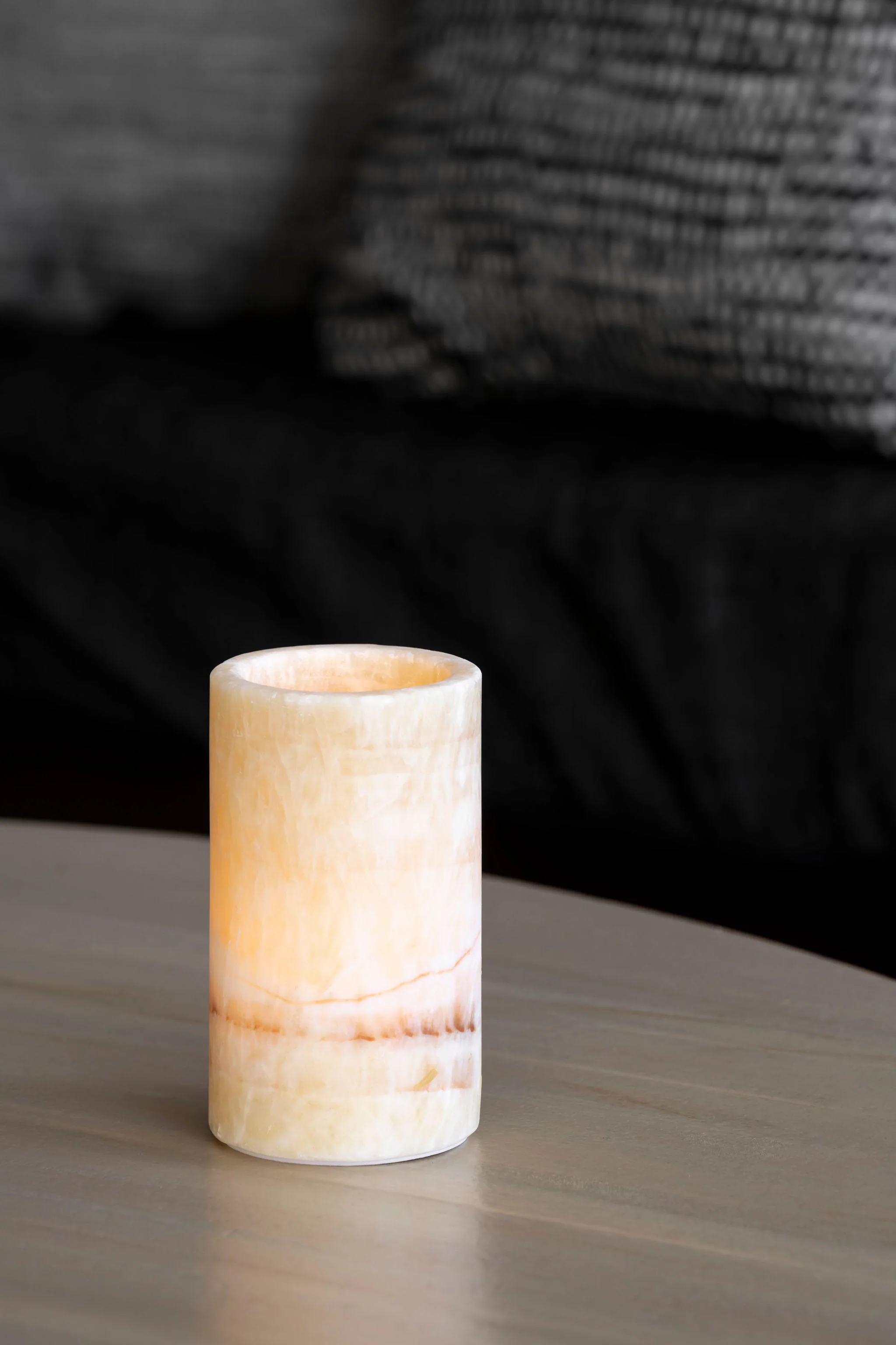 Natural Onyx Stone Candle Holders, 6 ct - Image 5