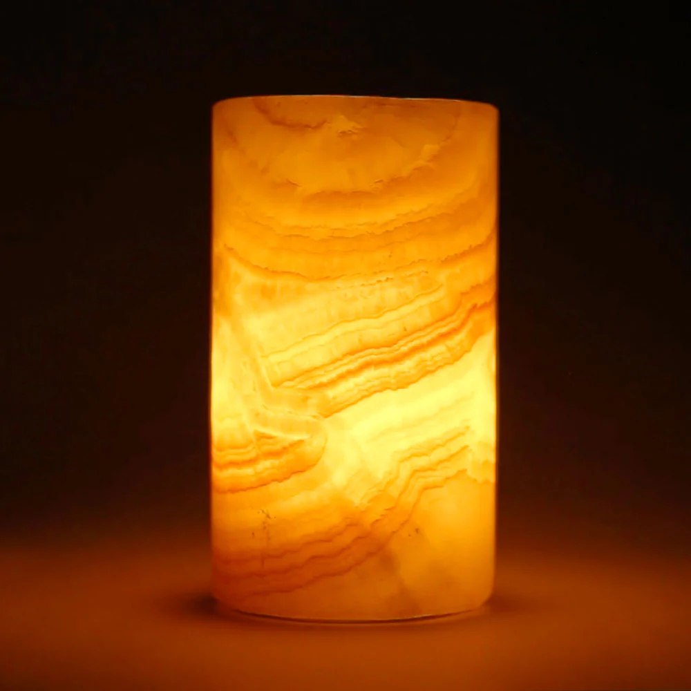 Natural Onyx Stone Candle Holders, 6 ct - Image 8