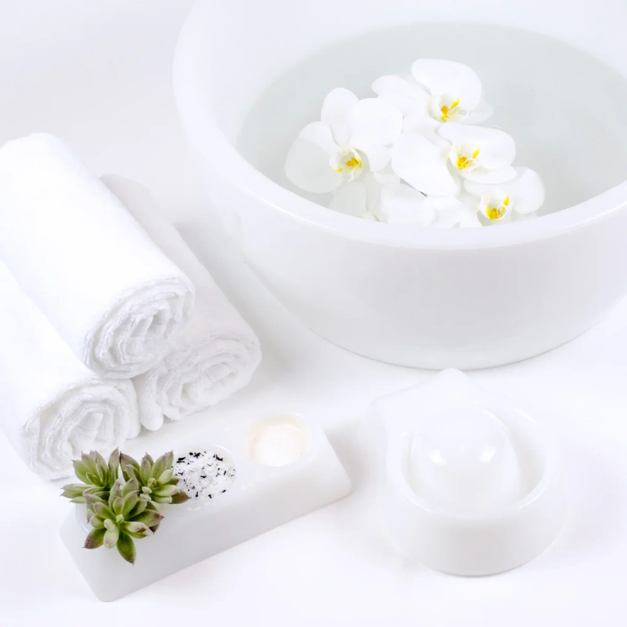 Noel Asmar Resin Pedicure Bowl, Round, Frost - Image 3
