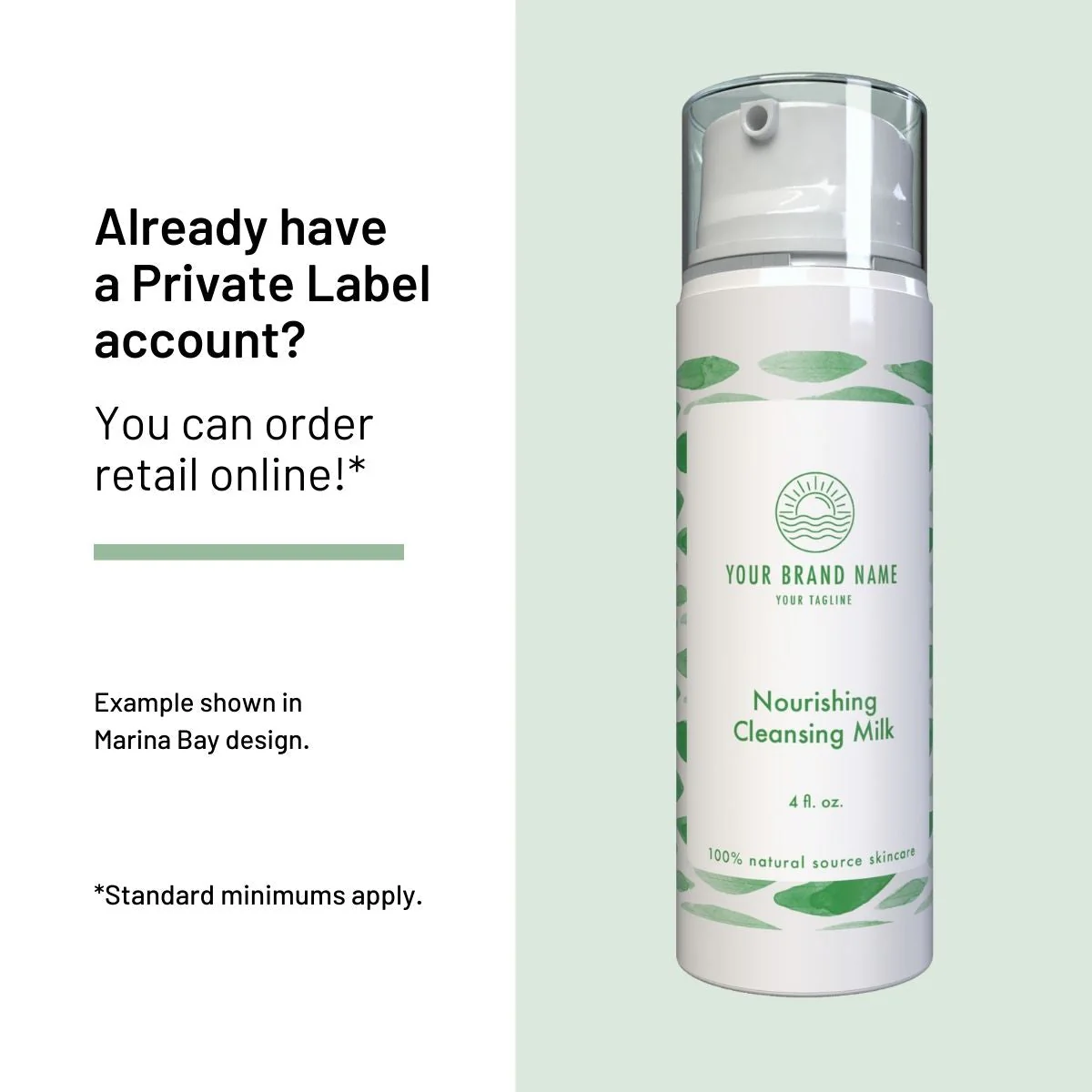 Private Label Nourishing Cleansing Milk, Retail, 4 fl oz - Image 2