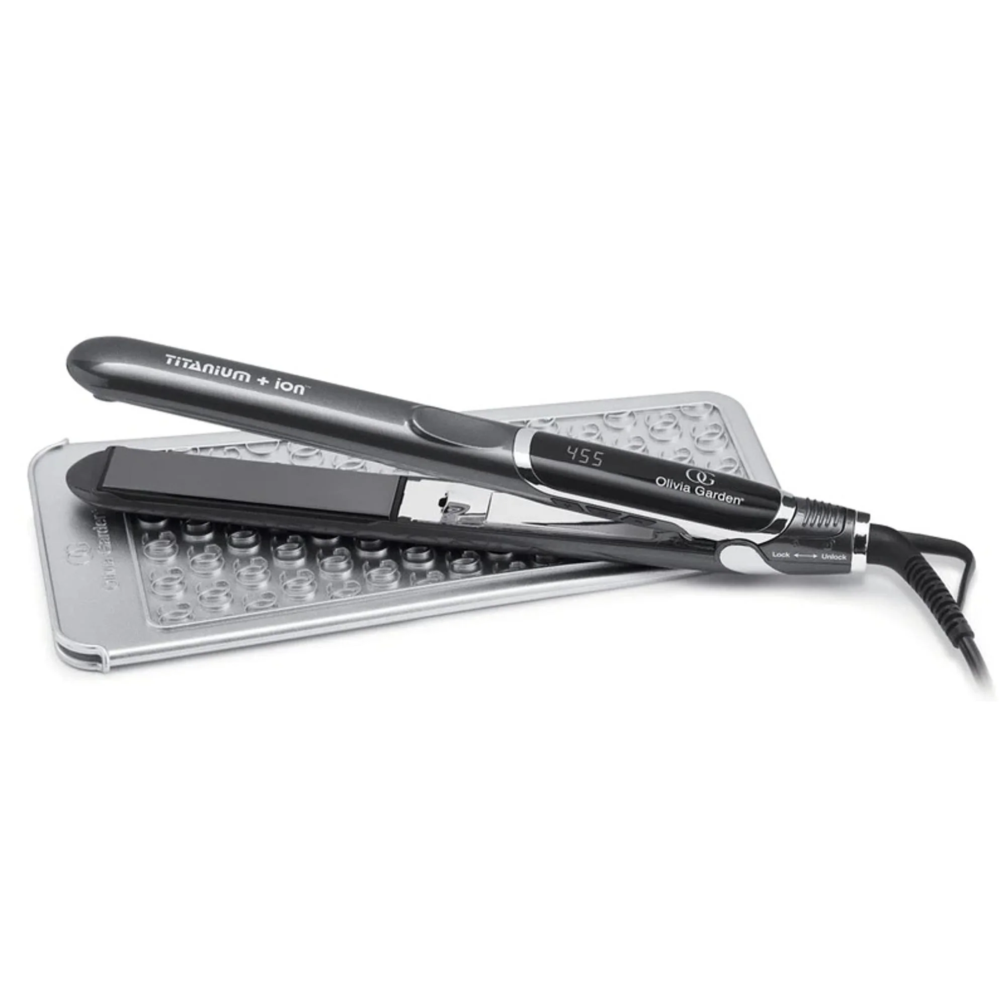 Olivia Garden Titanium Flat Iron, 1" - Image 2