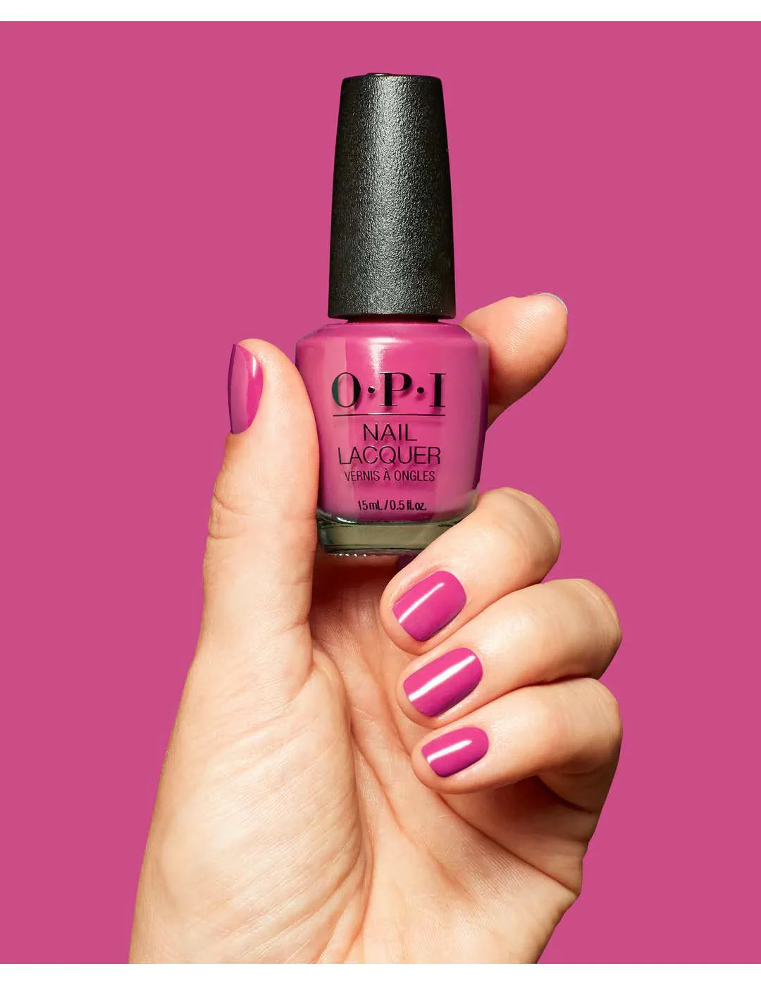 OPI Nail Lacquer, Strawberry Cosmo, 0.5 fl oz - Image 4