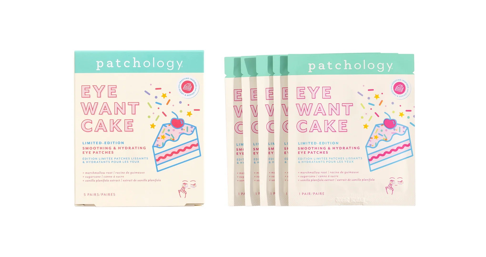 Patchology Eye Want Cake Smoothing & Hydrating Eye Patches - Image 2