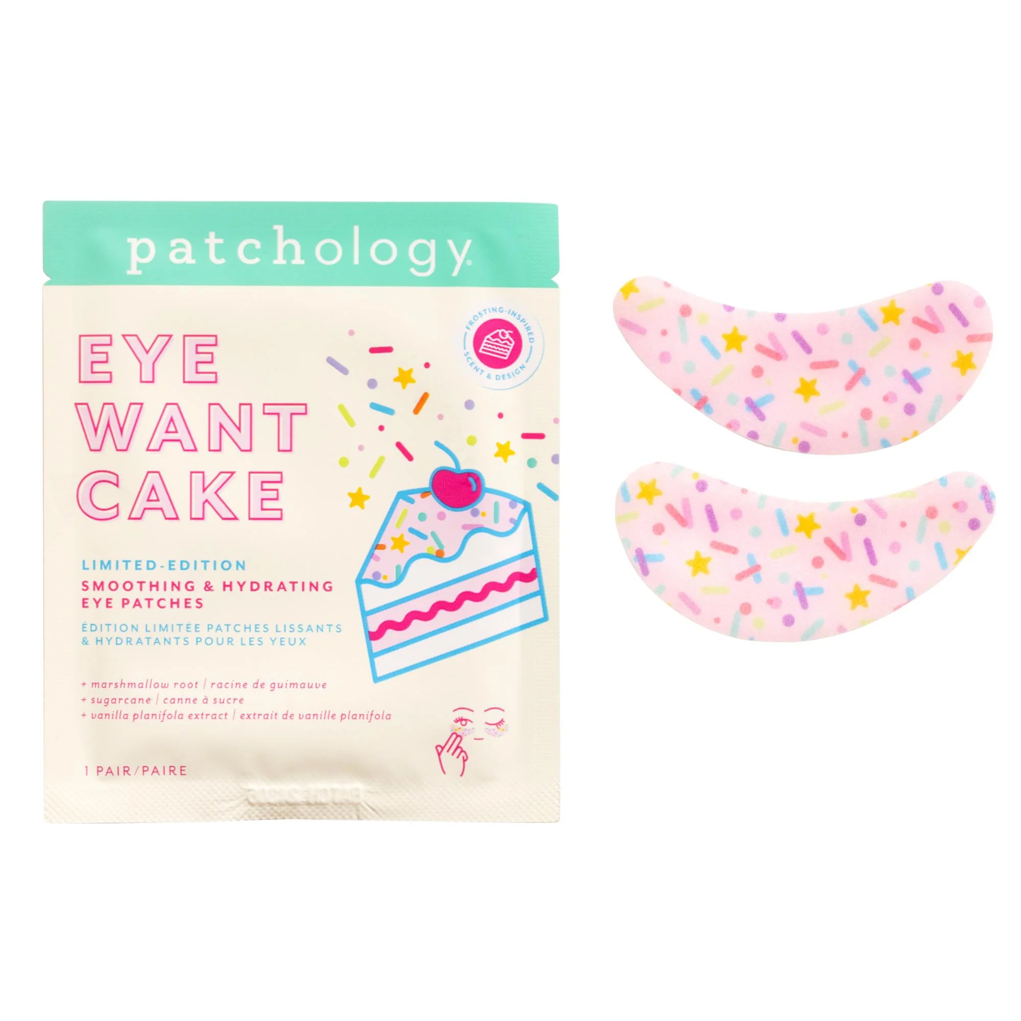 Patchology Eye Want Cake Smoothing & Hydrating Eye Patches - Image 3