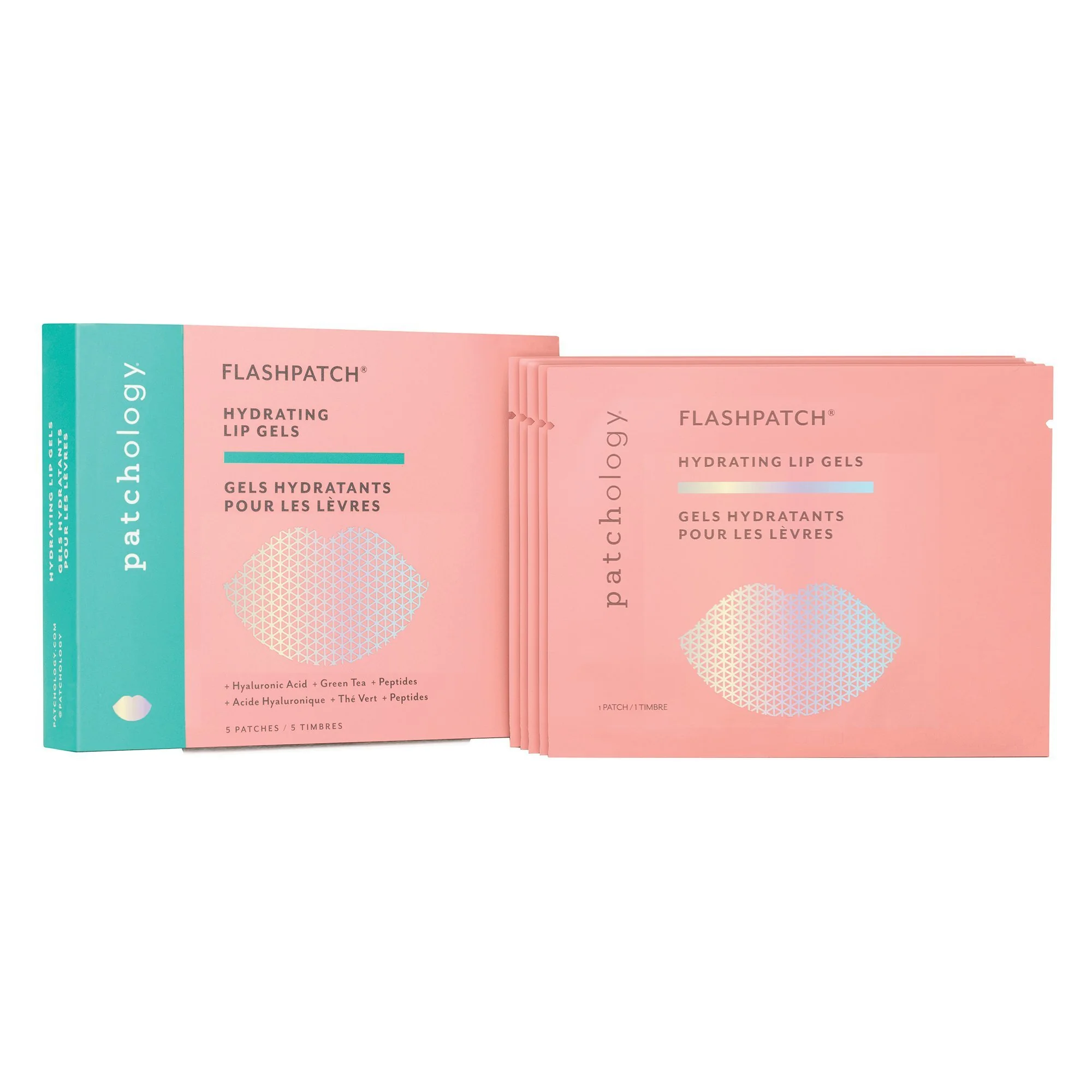 Patchology FlashPatch Hydrating Lip Gels, 5 ct