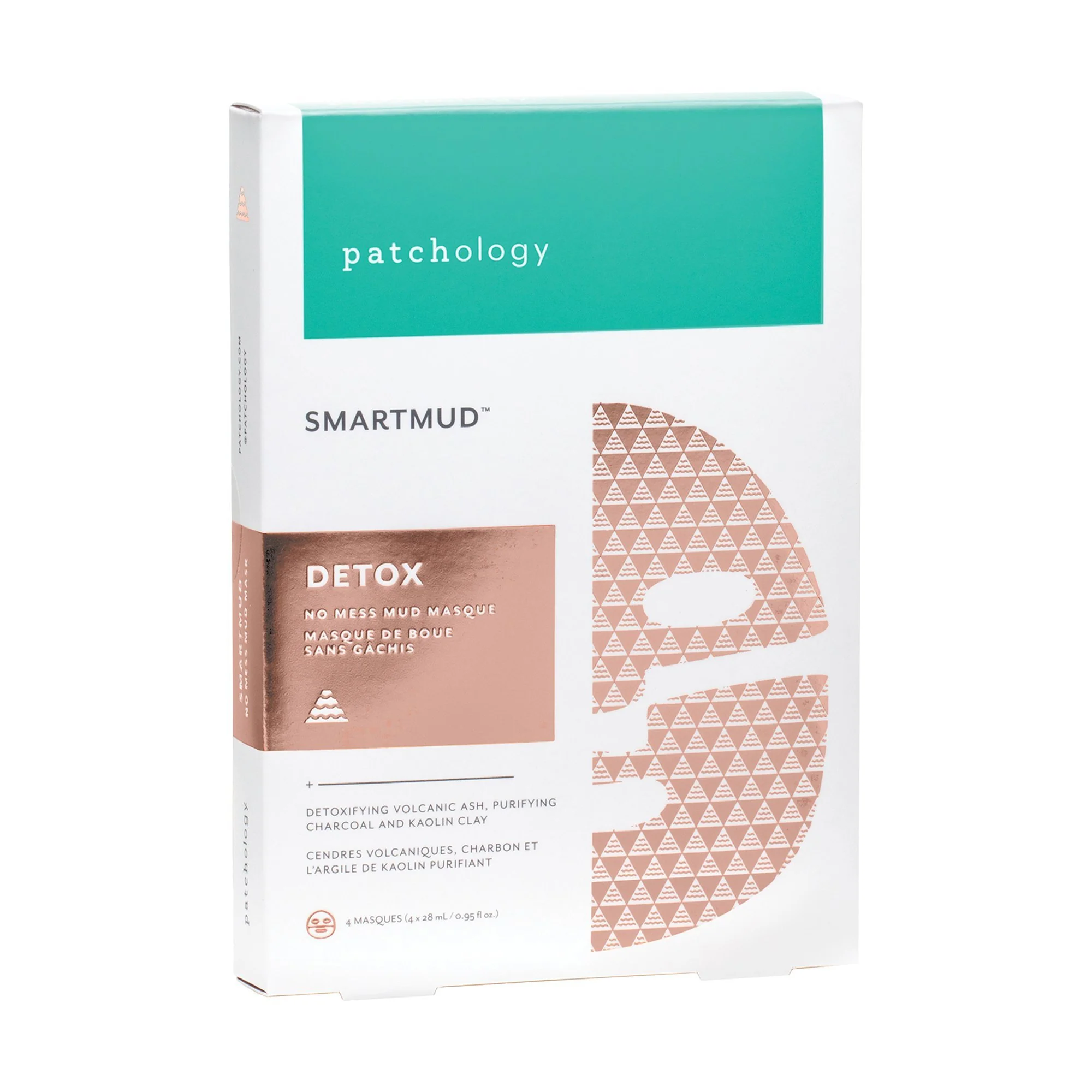 Patchology SmartMud Detox Clarifying No-Mess Mud Mask, 1 ct - Image 3
