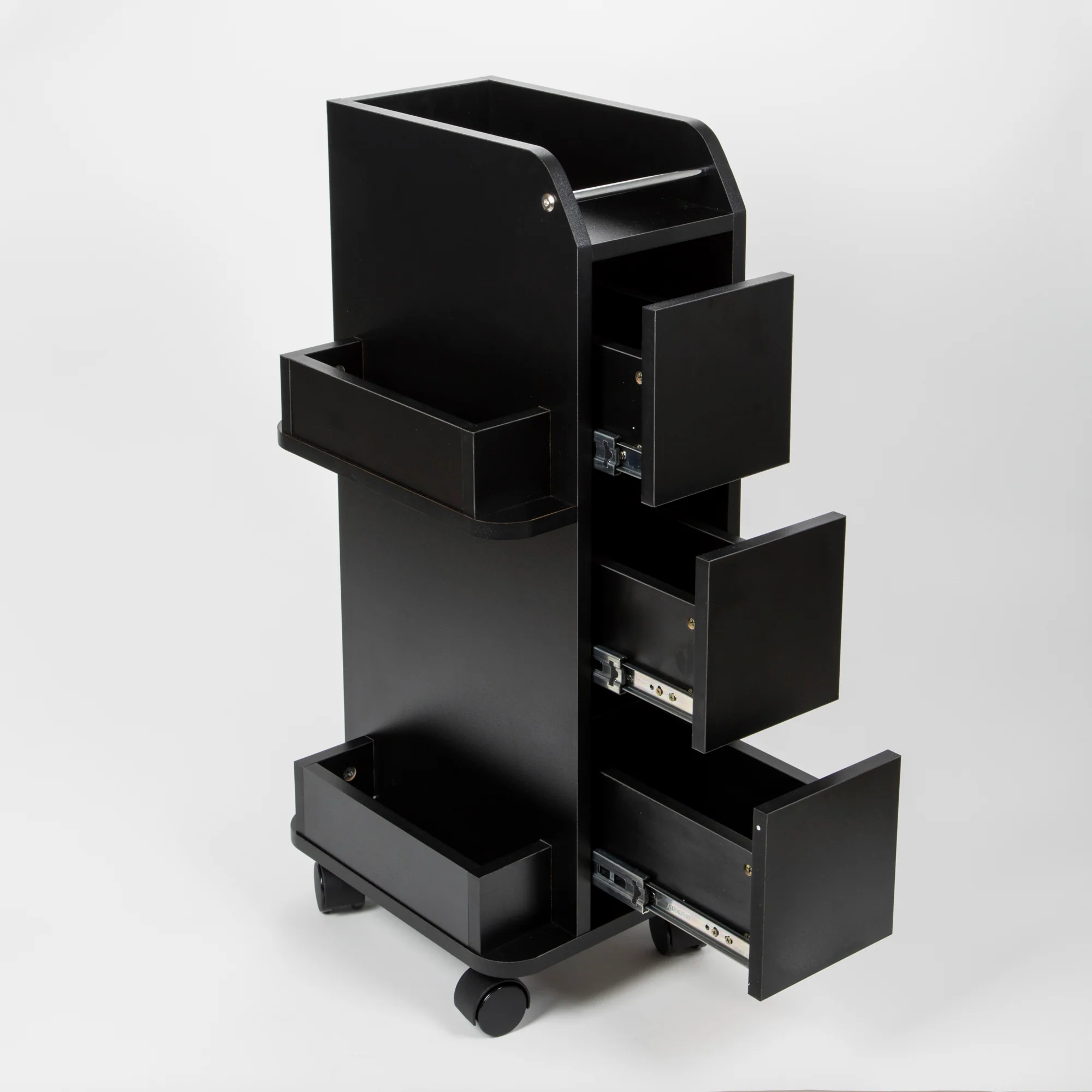 Pedicure Trolley, Black Finish - Image 4
