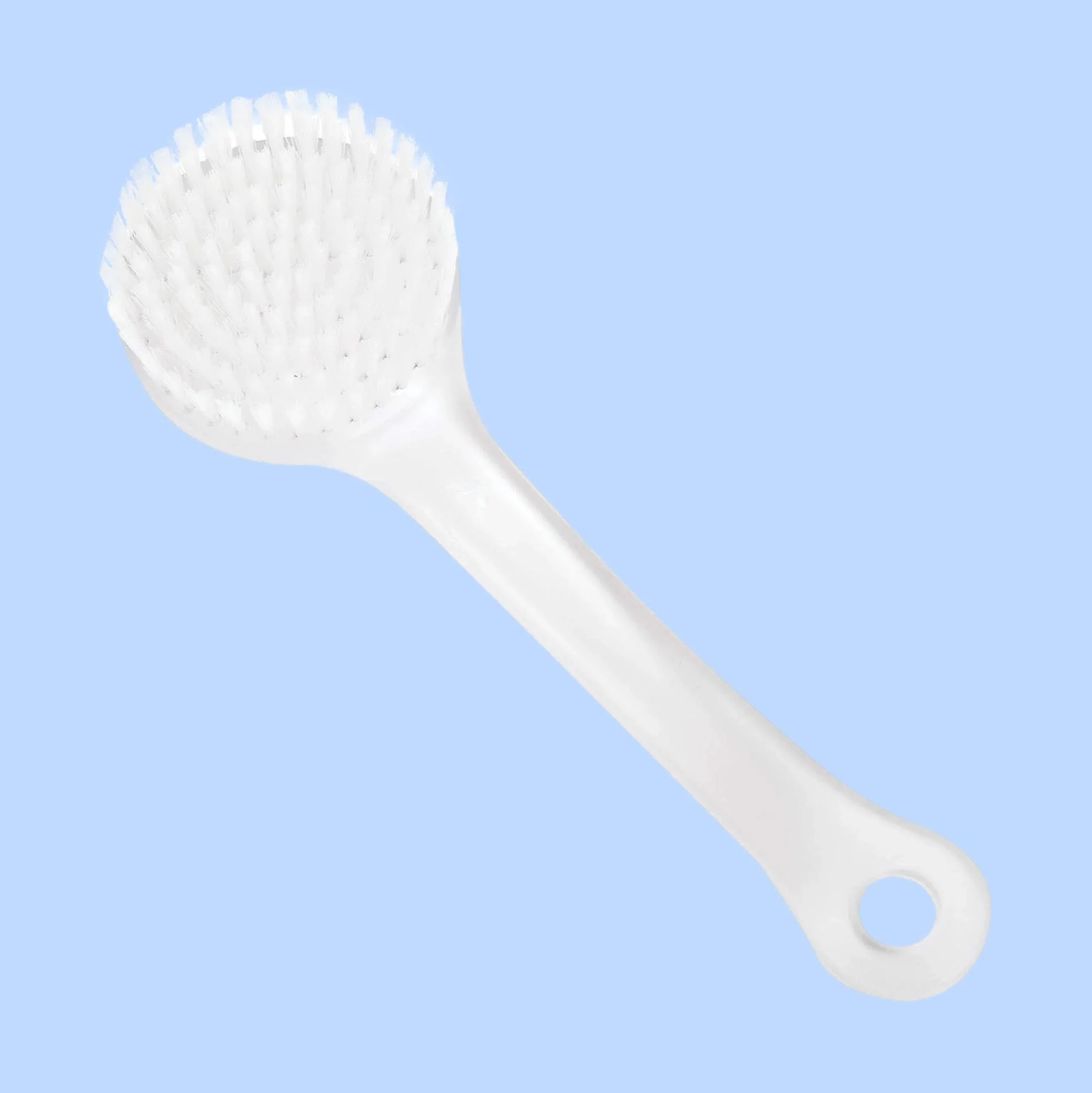 Plastic Body Brush, Short, Frosted