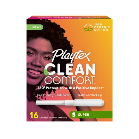 Playtex Clean Comfort Tampons, Super, 16 ct