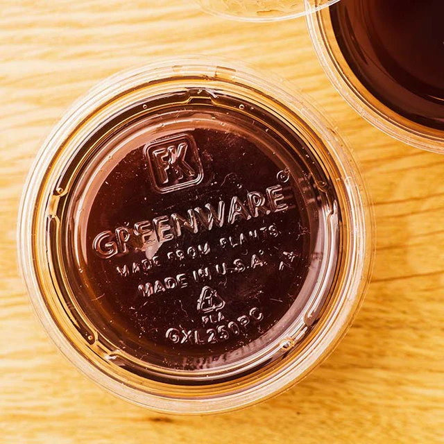 Portion Cup Lid, Greenware - Image 2