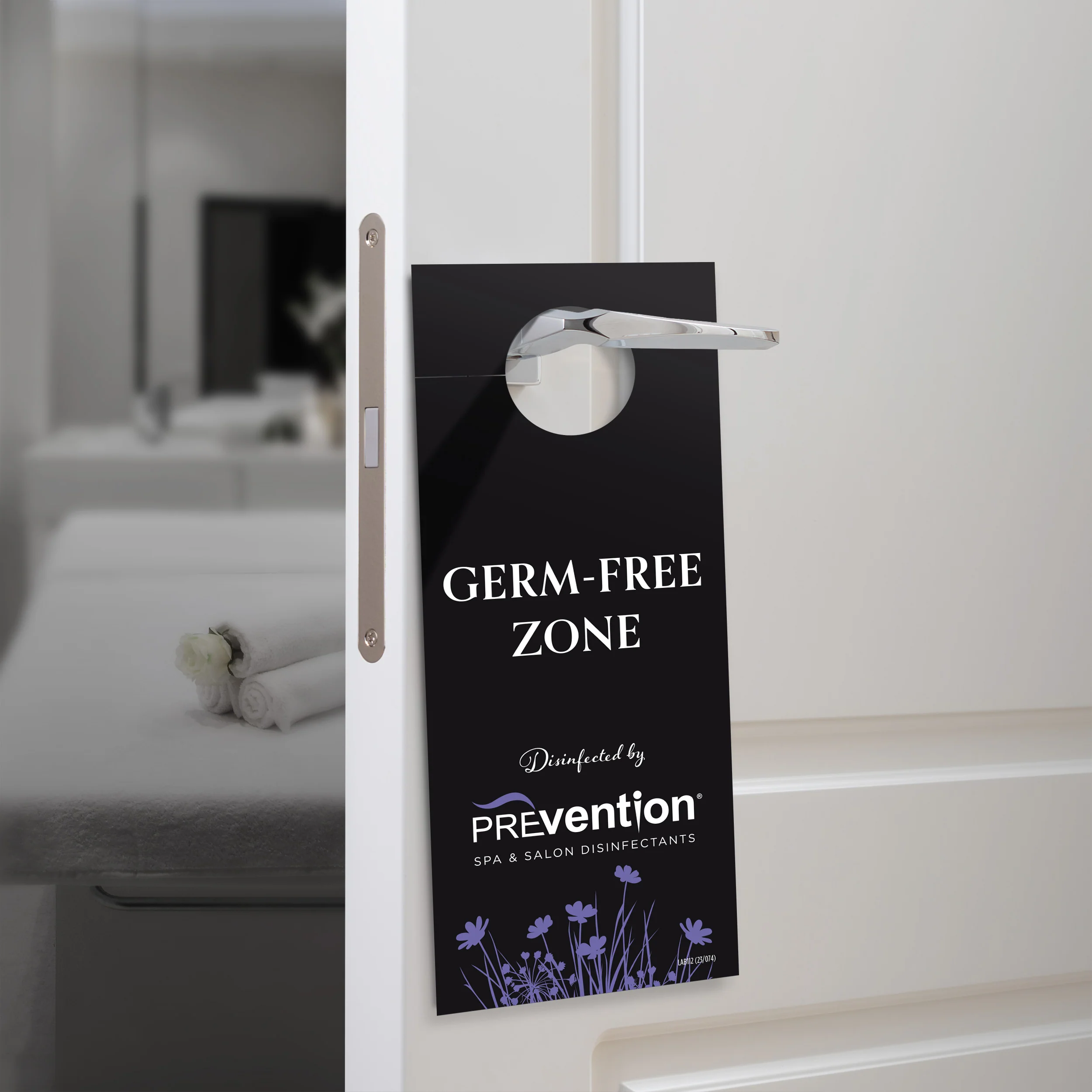 Prevention Disinfectants Door Hanger - Image 2
