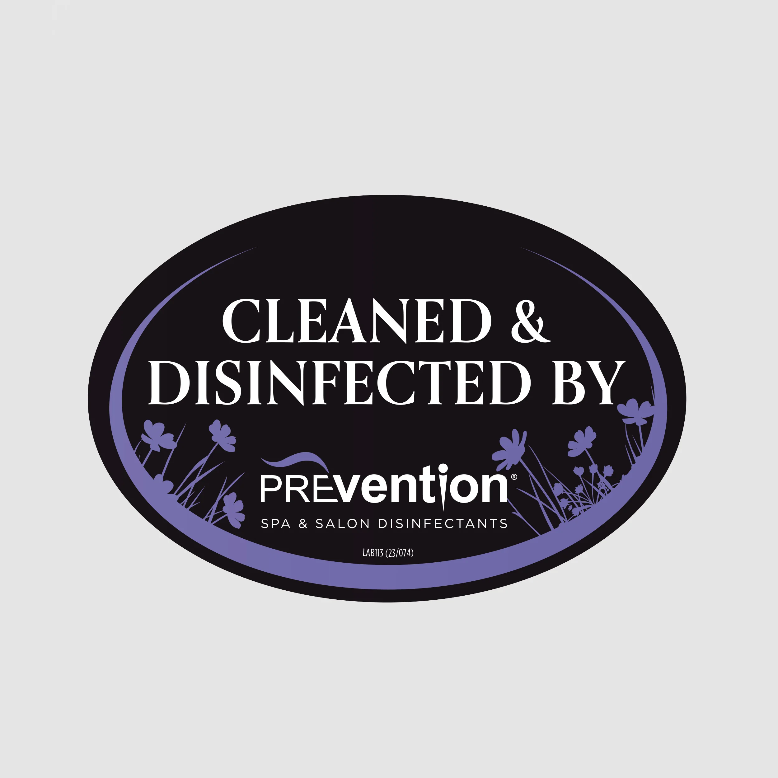 Prevention Disinfectants Window Decal - Image 2