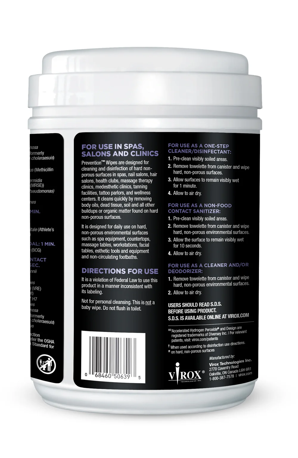 Prevention One-Step Disinfectant Cleaner Wipes, 160 ct - Image 3
