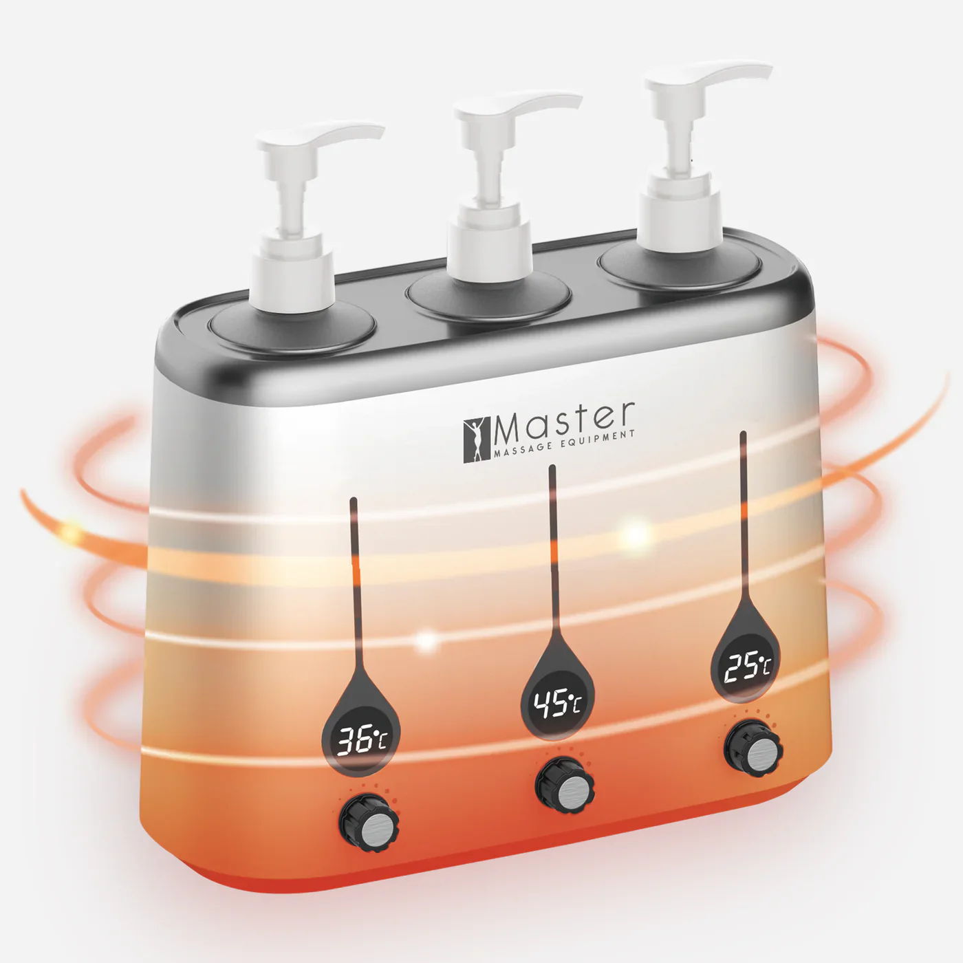 Professional Digital Massage Oil & Lotion Warmer, 3 Bottle - Image 9