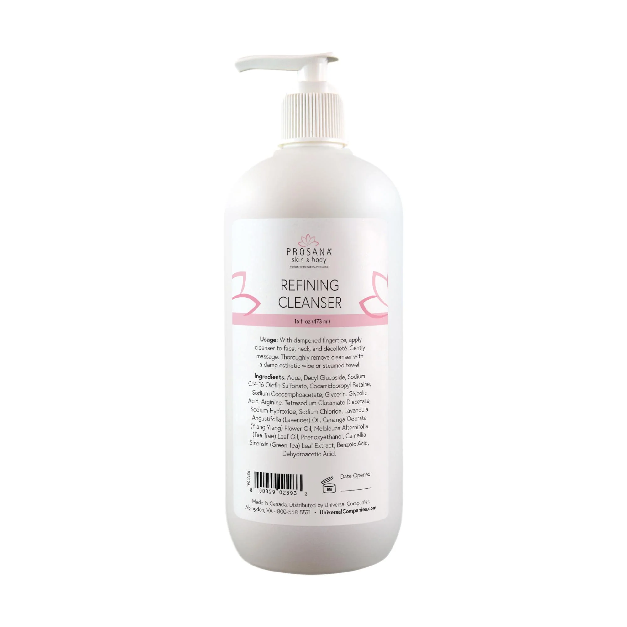 Prosana Refining Cleanser, 16 fl oz