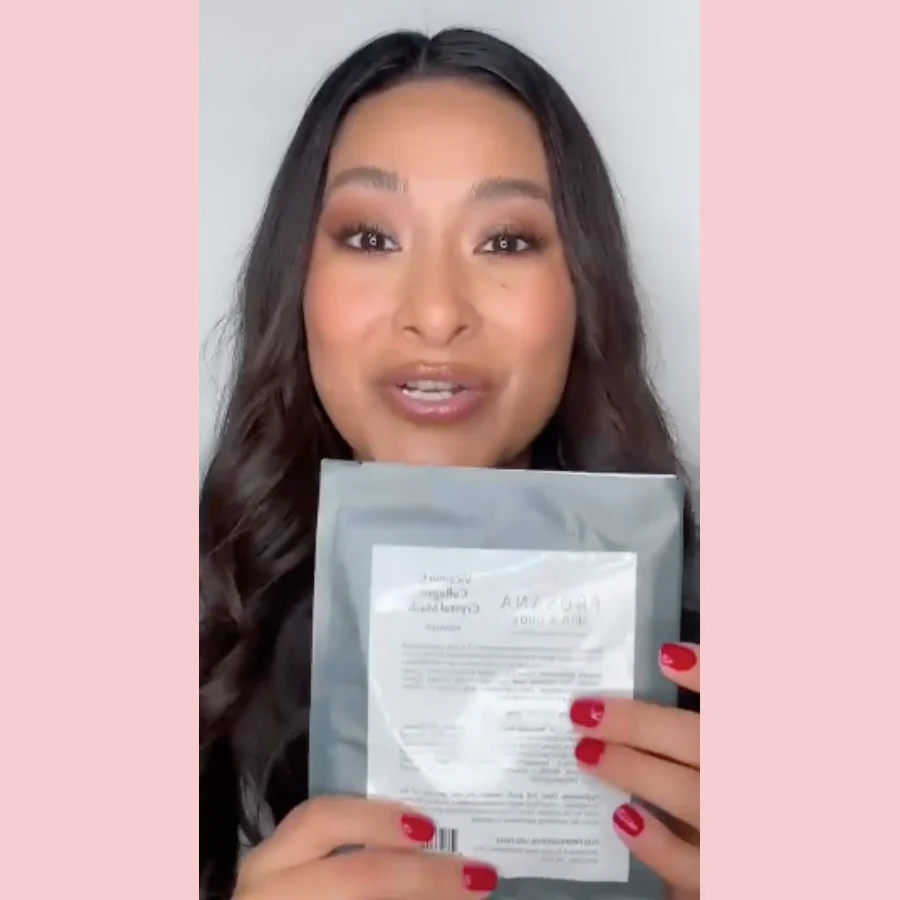 Prosana Vitamin C Crystal Collagen Gel Sheet Mask, 1 ct - Image 2