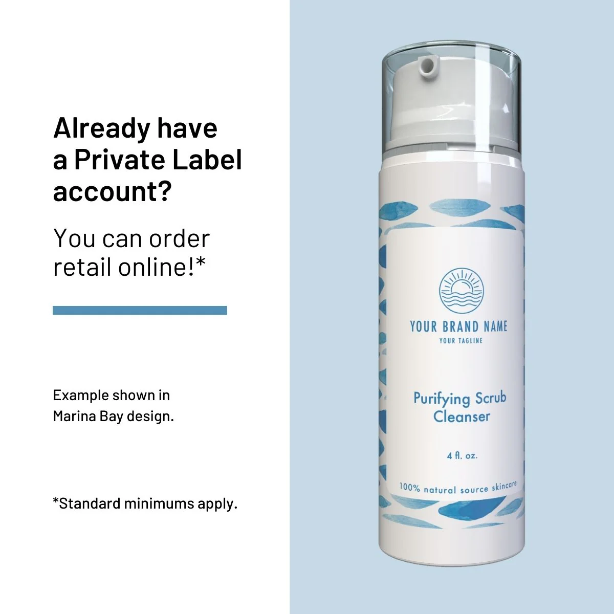 Private Label Purifying Cleanser, Retail 4 fl oz - Image 2