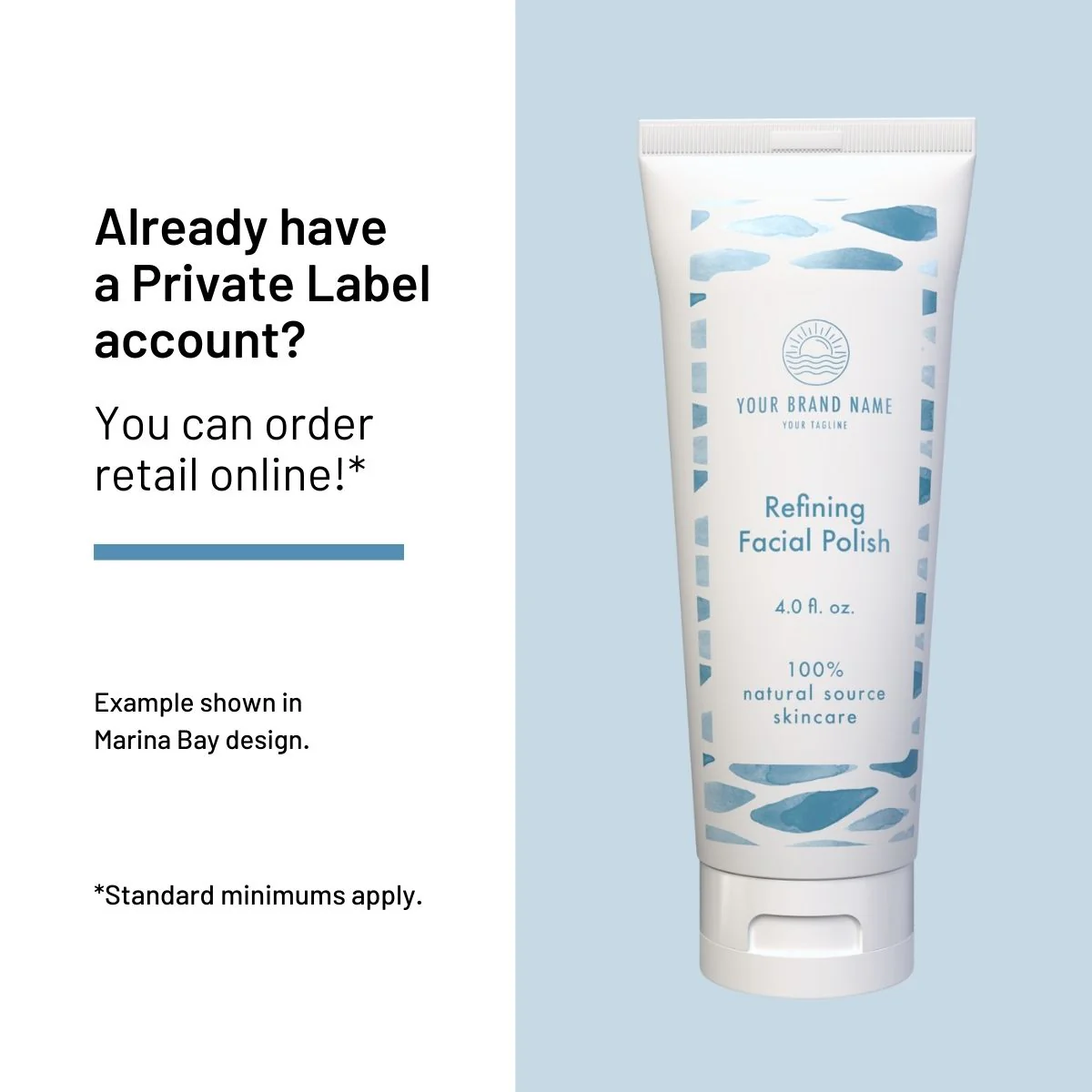 Private Label Refining Facial Polish, Retail 4 fl oz - Image 2