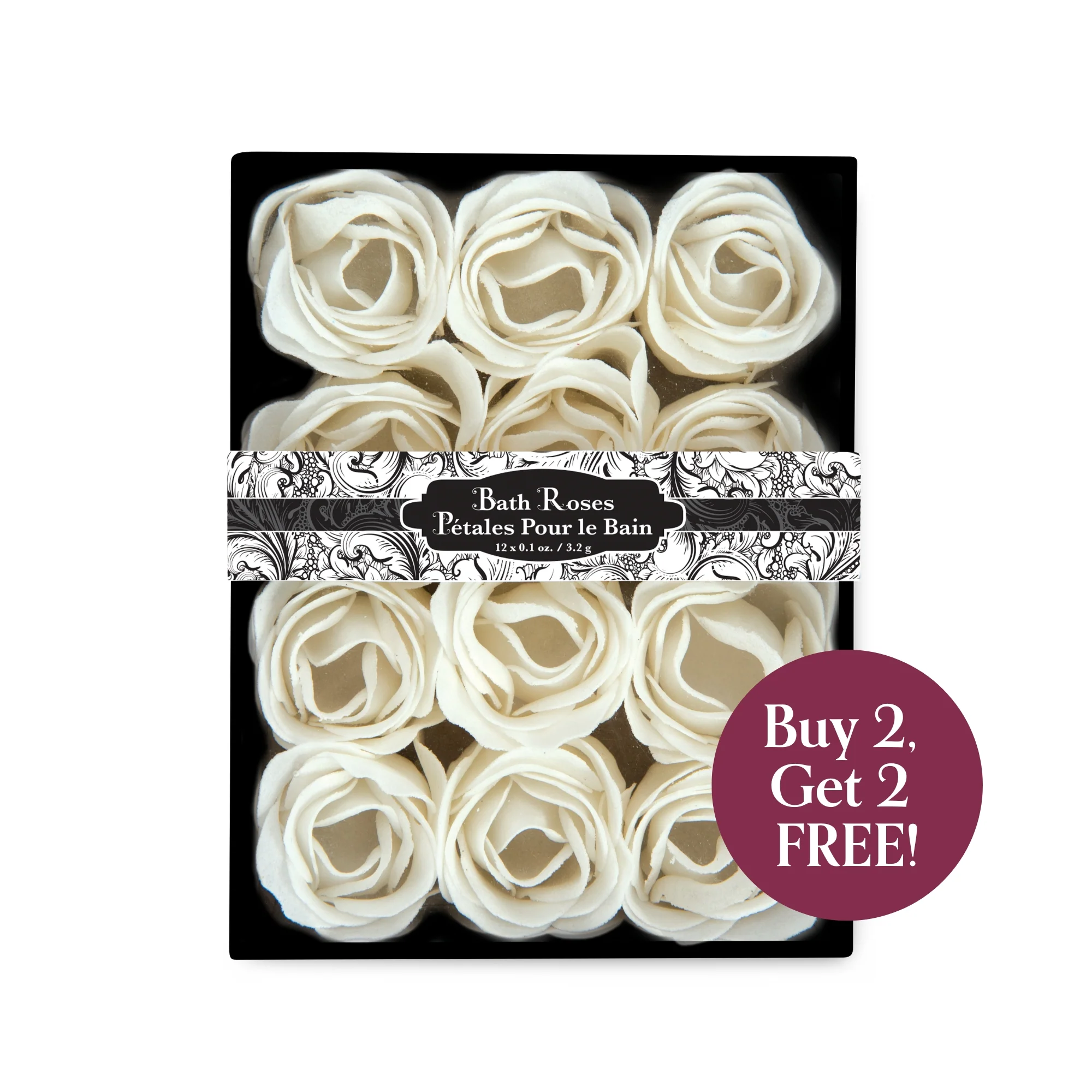 Relax Bath Roses Set, Buy 2 Get 2 FREE!
