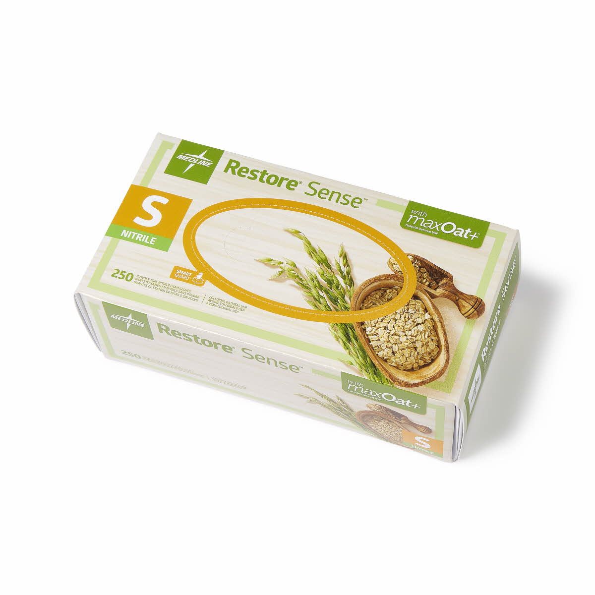 Restore maxOat+ Nitrile Gloves, Green, 250 ct - Image 3
