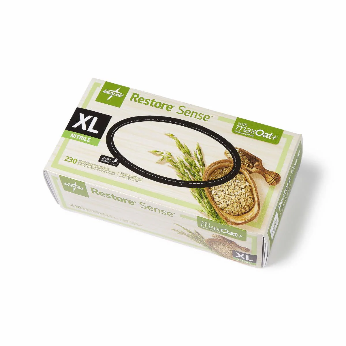 Restore maxOat+ Nitrile Gloves, Green, 250 ct - Image 6