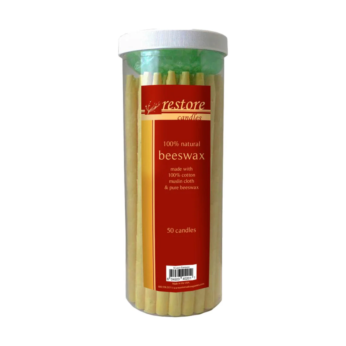Restore Paraffin Candle Cylinders, 50 ct - Image 2