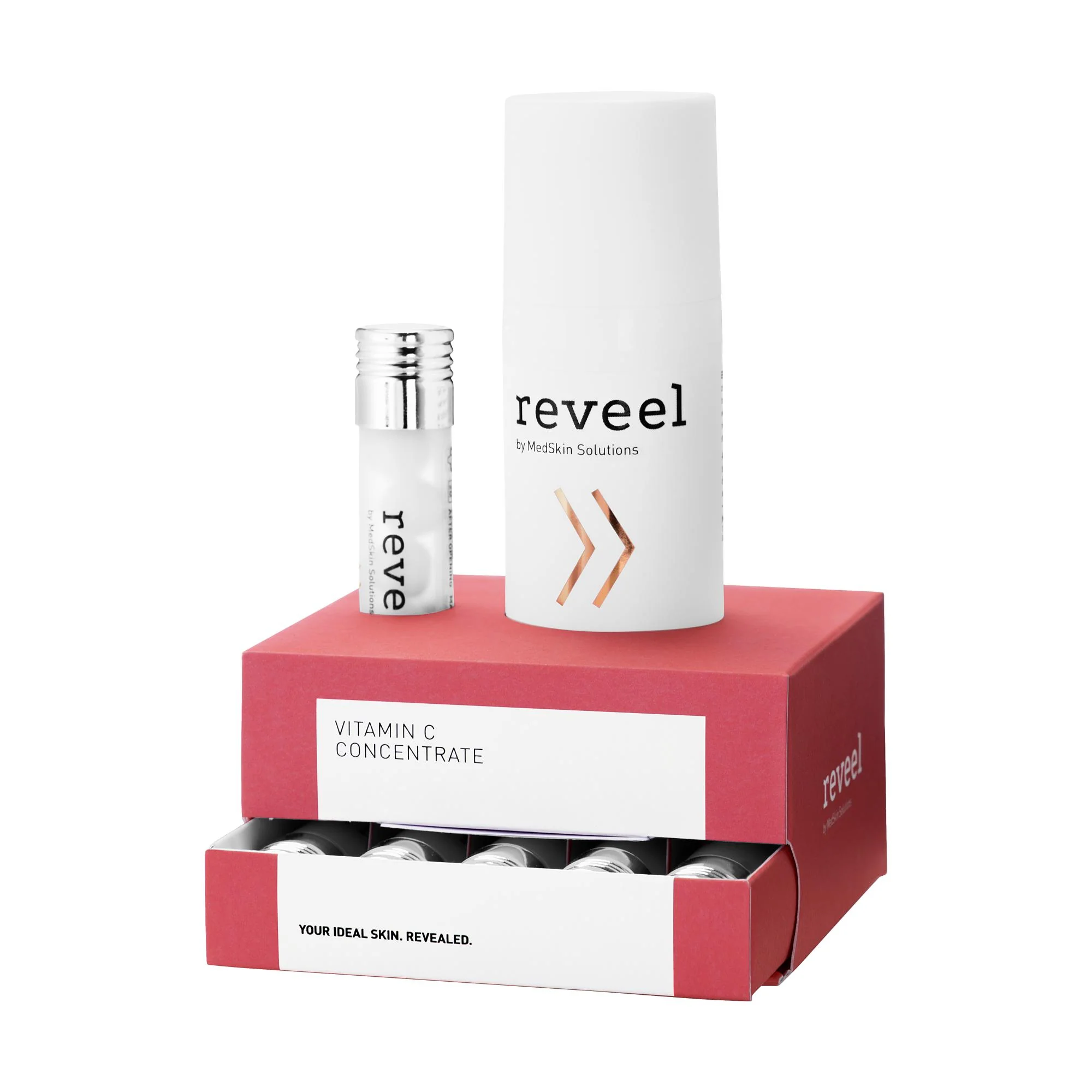 reveel Vitamin C Concentrate, 6 vials of 7 beads + 50 mL activator