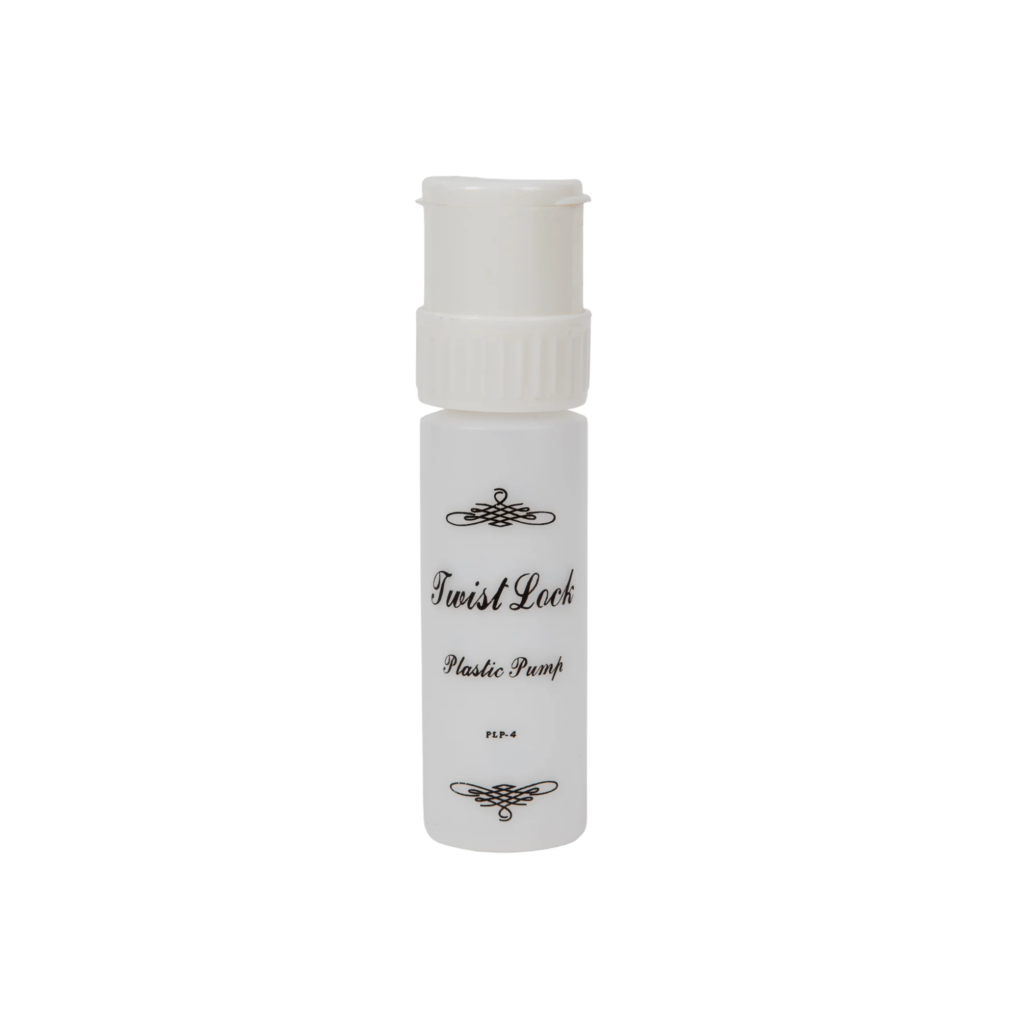 Round Liquid Pump Dispenser, Twist Lock Top, Flip Cap, 4 oz - Image 4