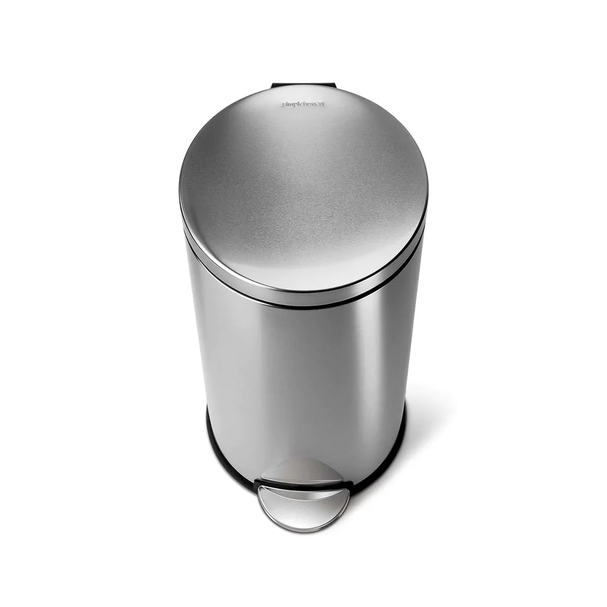 Round Step Trash Can, Brushed Stainless, 7.92 gal - Image 3