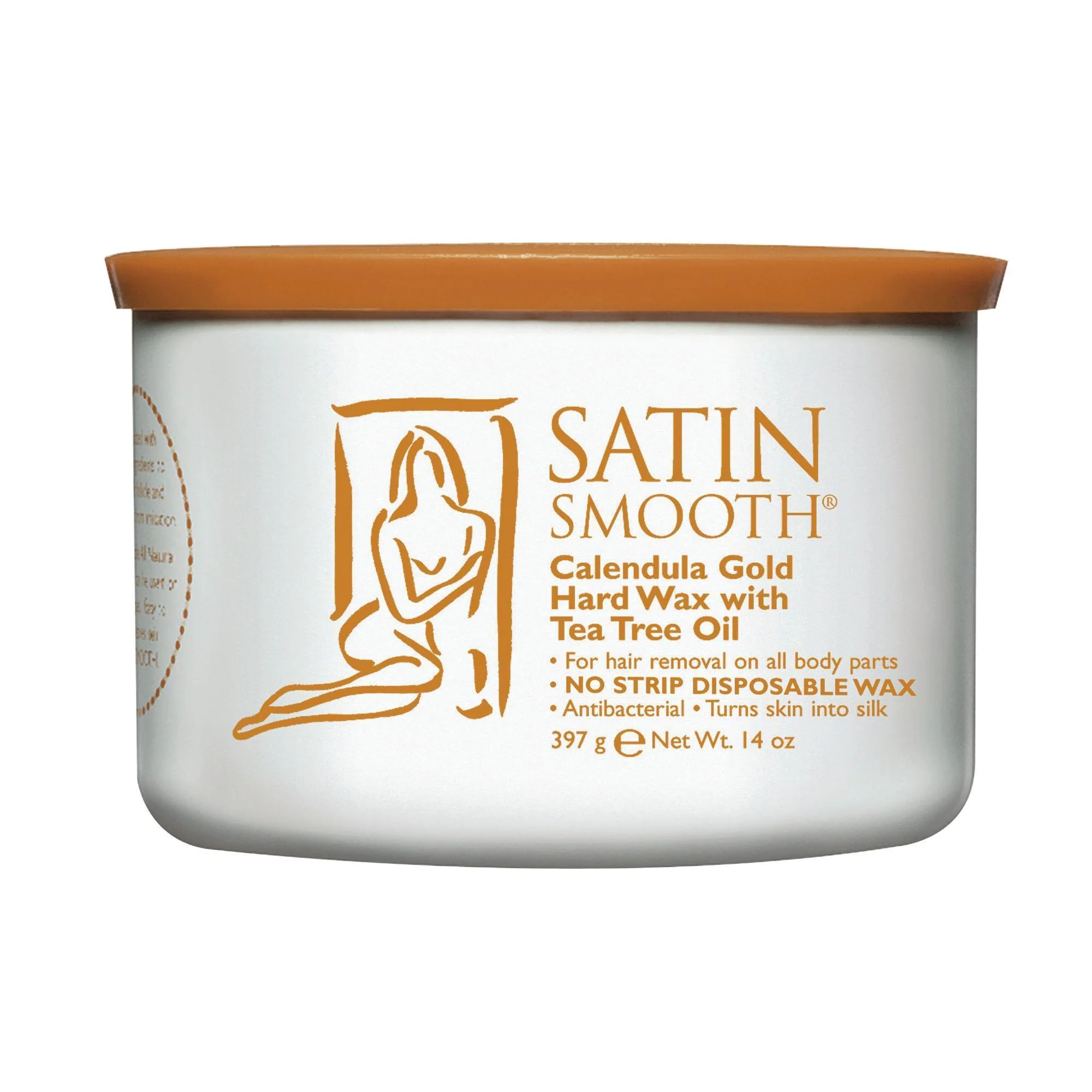 Satin Smooth Hard Wax, Calendula Gold with Tea Tree Oil, 14 oz