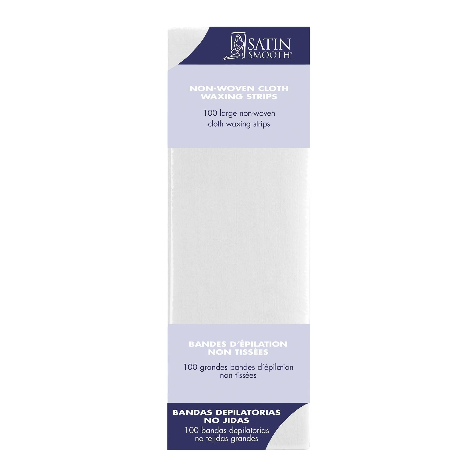 Satin Smooth Non-Woven Strips, 100pc