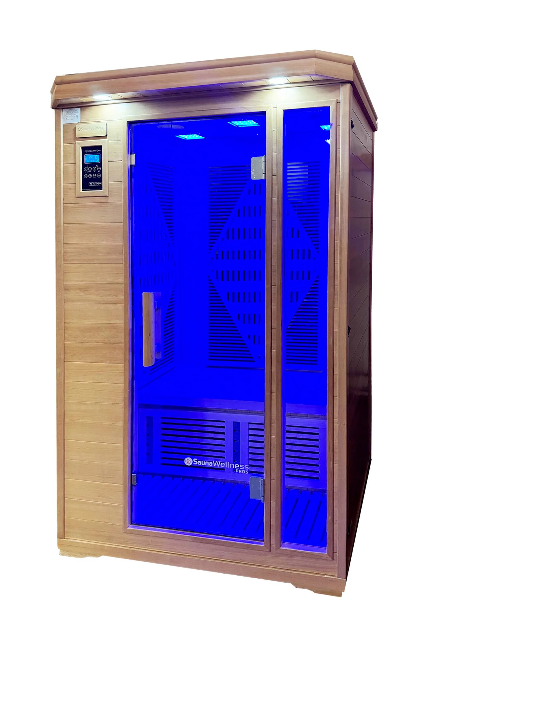 SaunaWellness Pro 5 Dual Infrared & Chromolight Therapy Sauna, 2 Person, 110v - Image 3