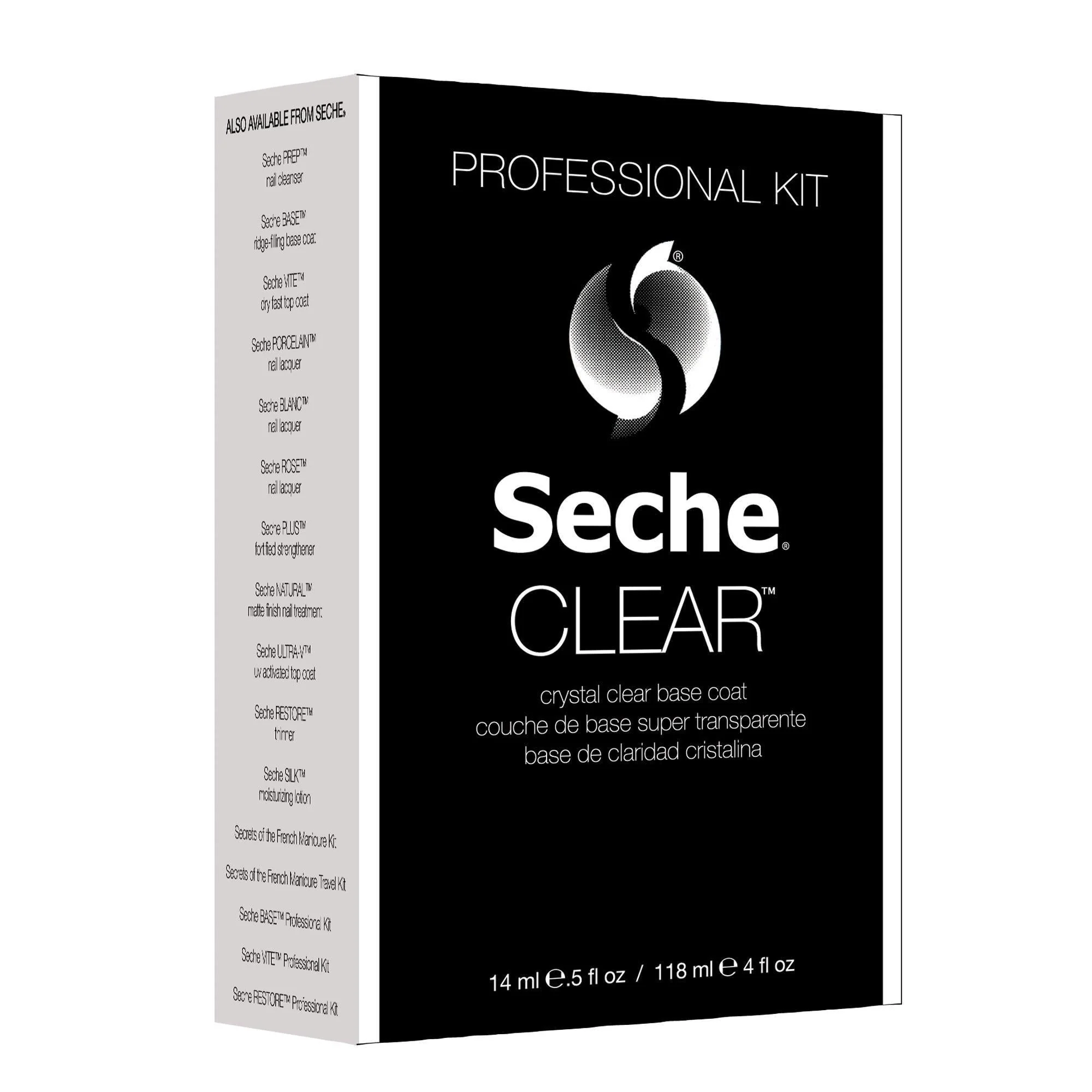 Seche Clear Base Professional Refill Kit, 4oz