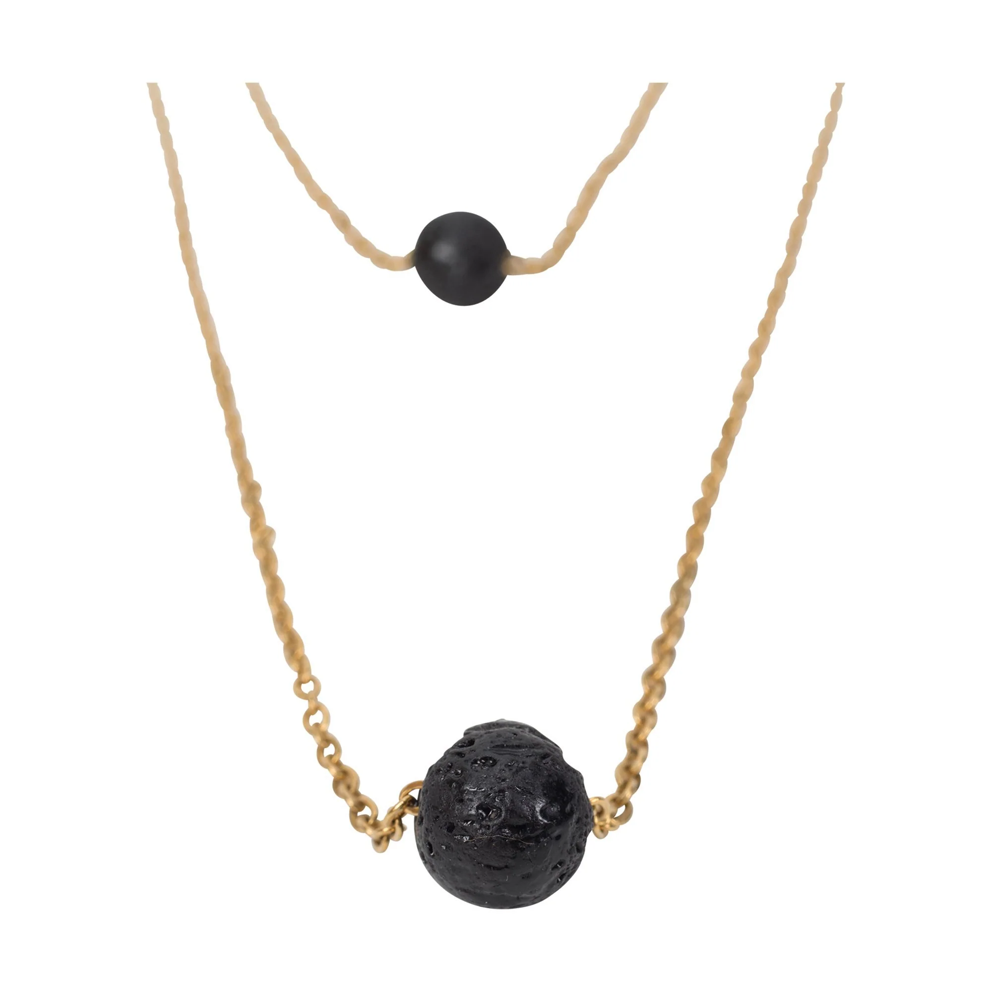 Serina & Company Double Strap Lava Necklace - Image 2