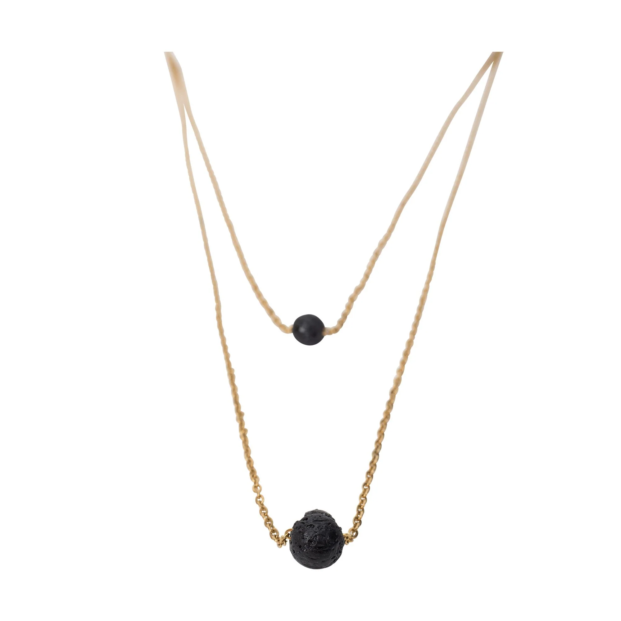 Serina & Company Double Strap Lava Necklace - Image 3