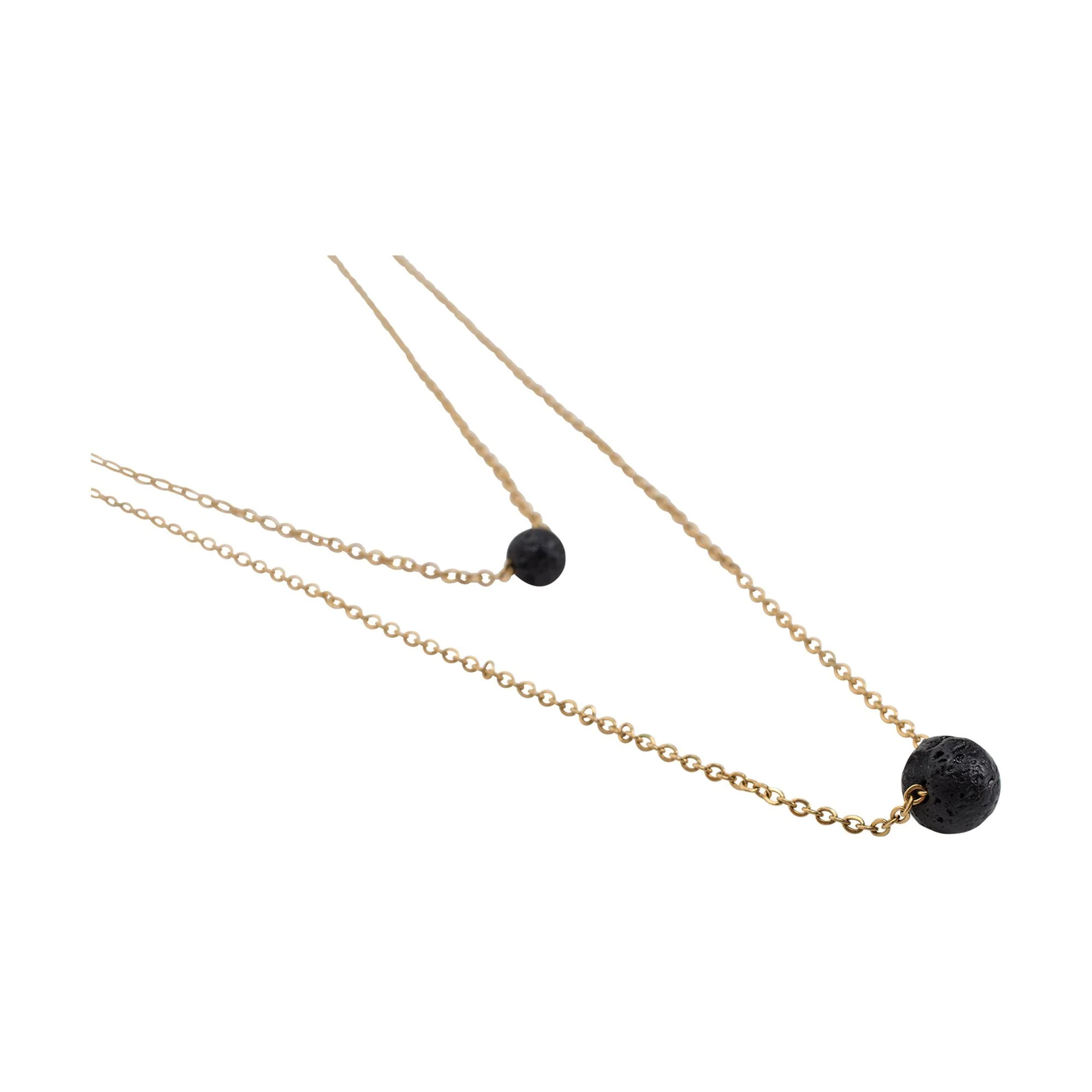Serina & Company Double Strap Lava Necklace - Image 4