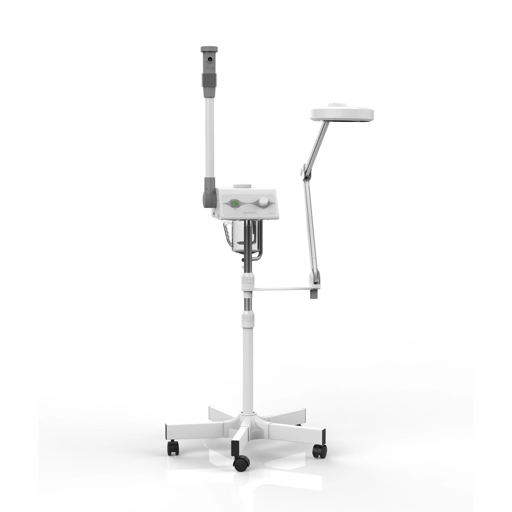 Silverfox 2-in-1 Steamer with Ozone and 5 Diopter LED Mag Lamp