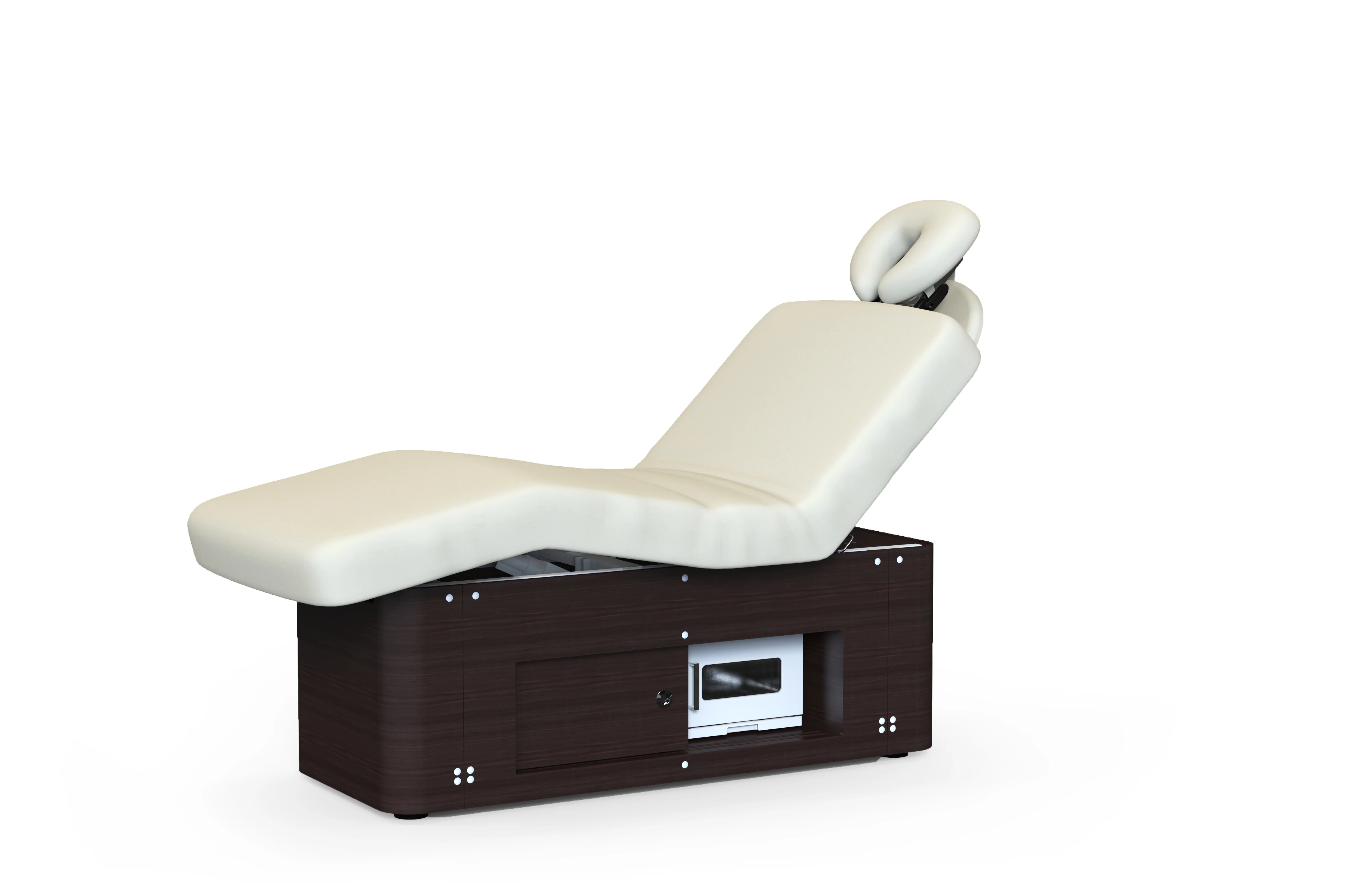 Silverfox Chloe Electric Adjustable Salon Top Spa Table with Cabinet Base