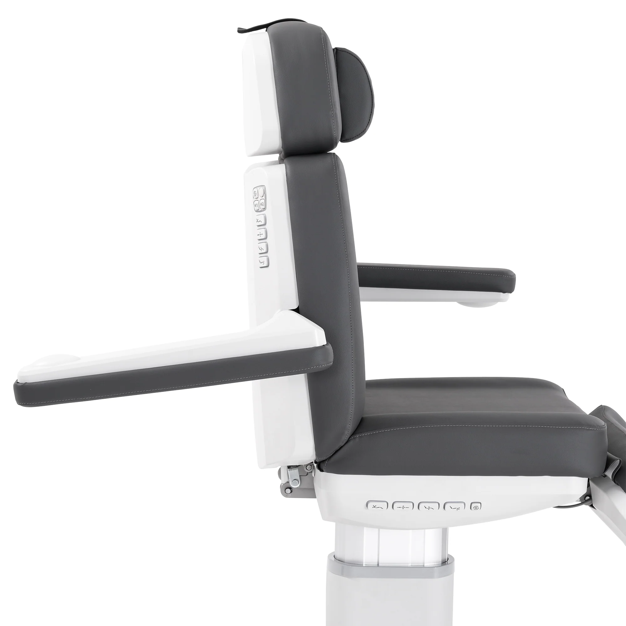 Silverfox Pedestal Lift Facial Chair, Dark Grey - Image 10