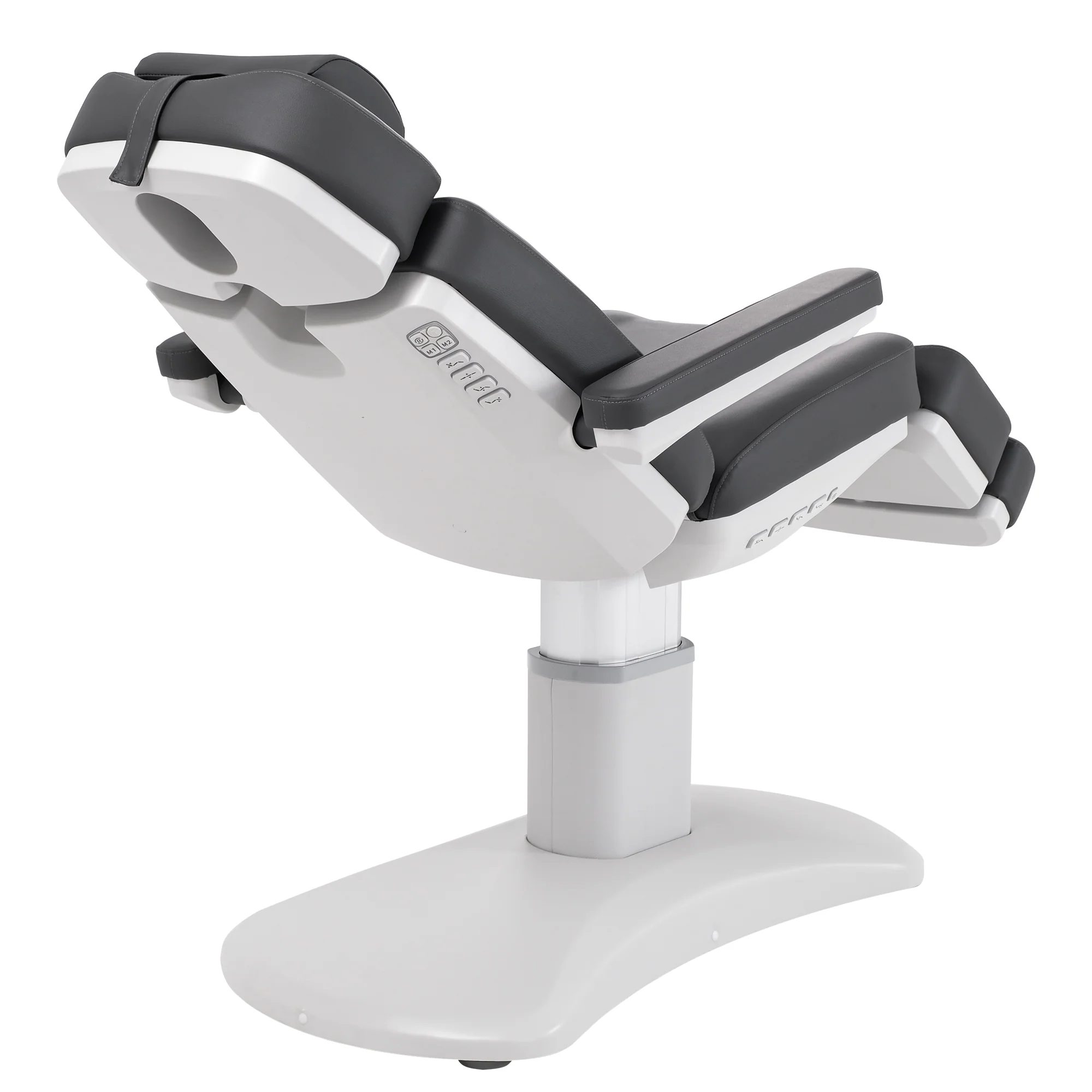 Silverfox Pedestal Lift Facial Chair, Dark Grey - Image 2
