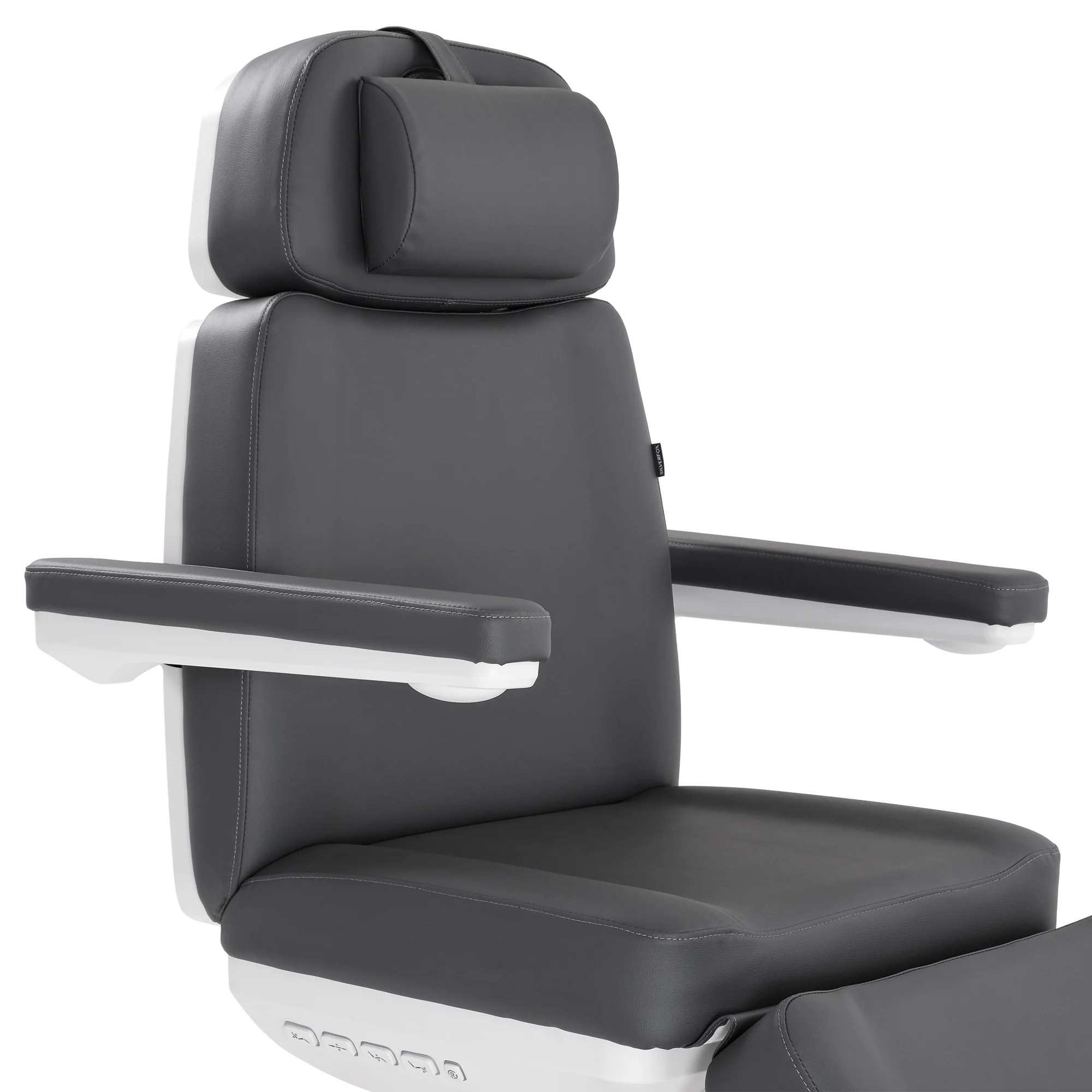 Silverfox Pedestal Lift Facial Chair, Dark Grey - Image 3