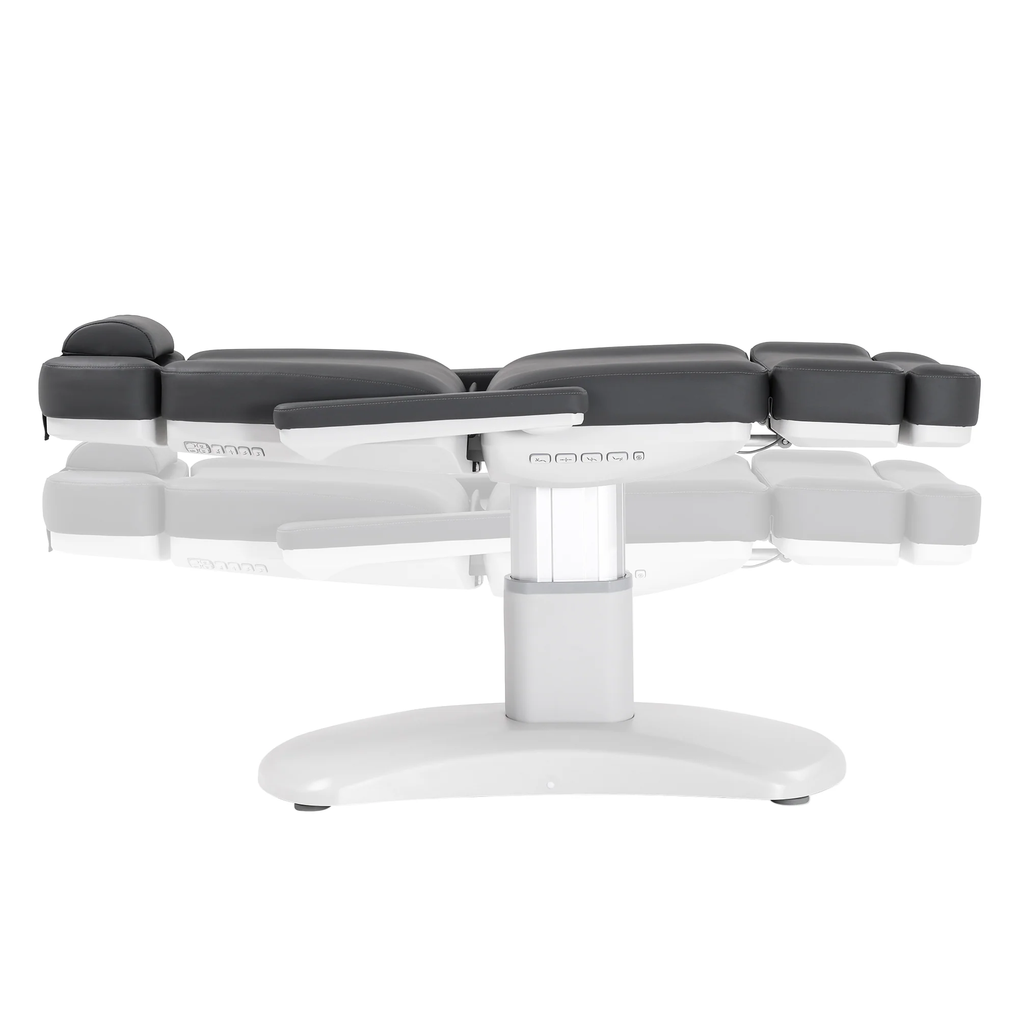 Silverfox Pedestal Lift Facial Chair, Dark Grey - Image 4