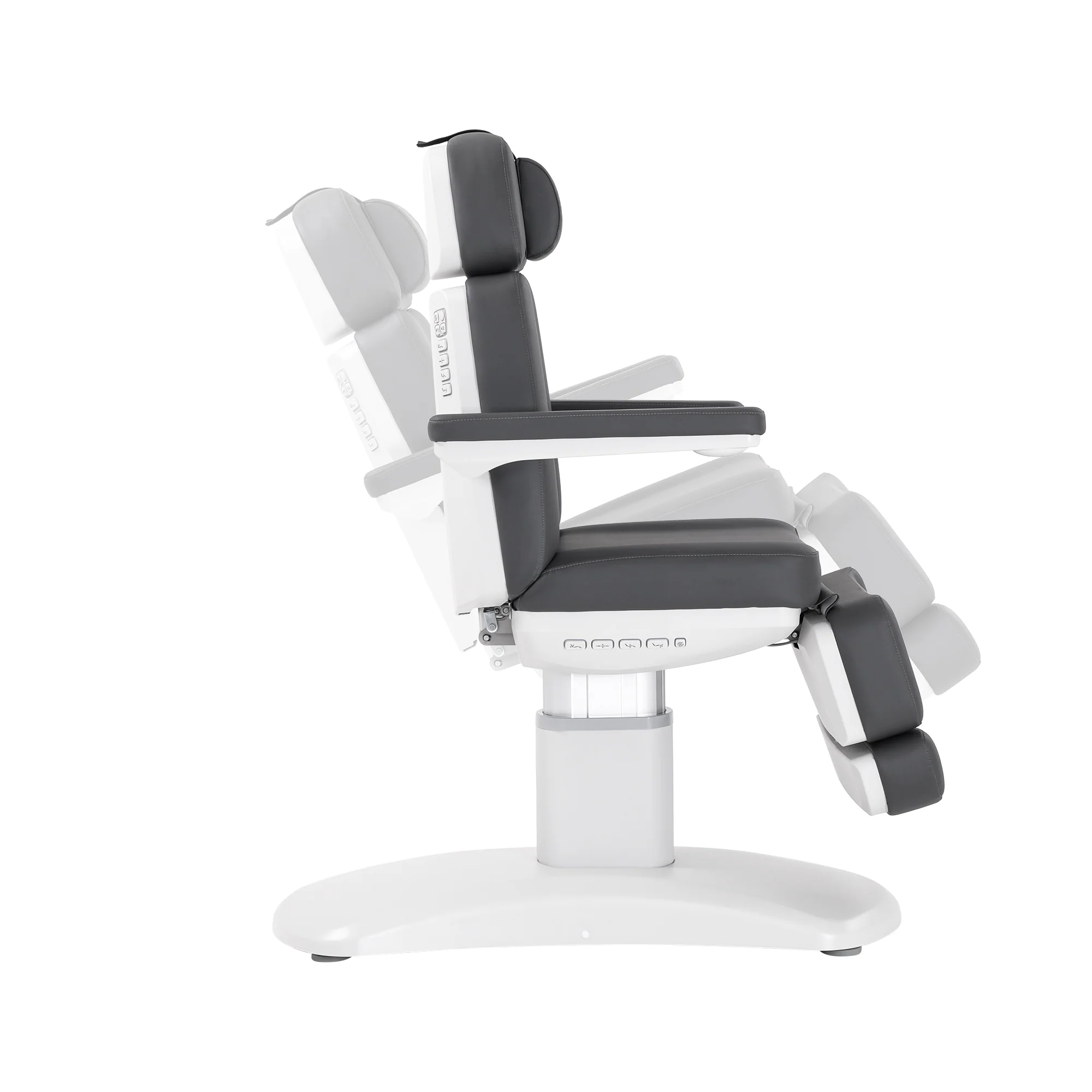 Silverfox Pedestal Lift Facial Chair, Dark Grey - Image 6